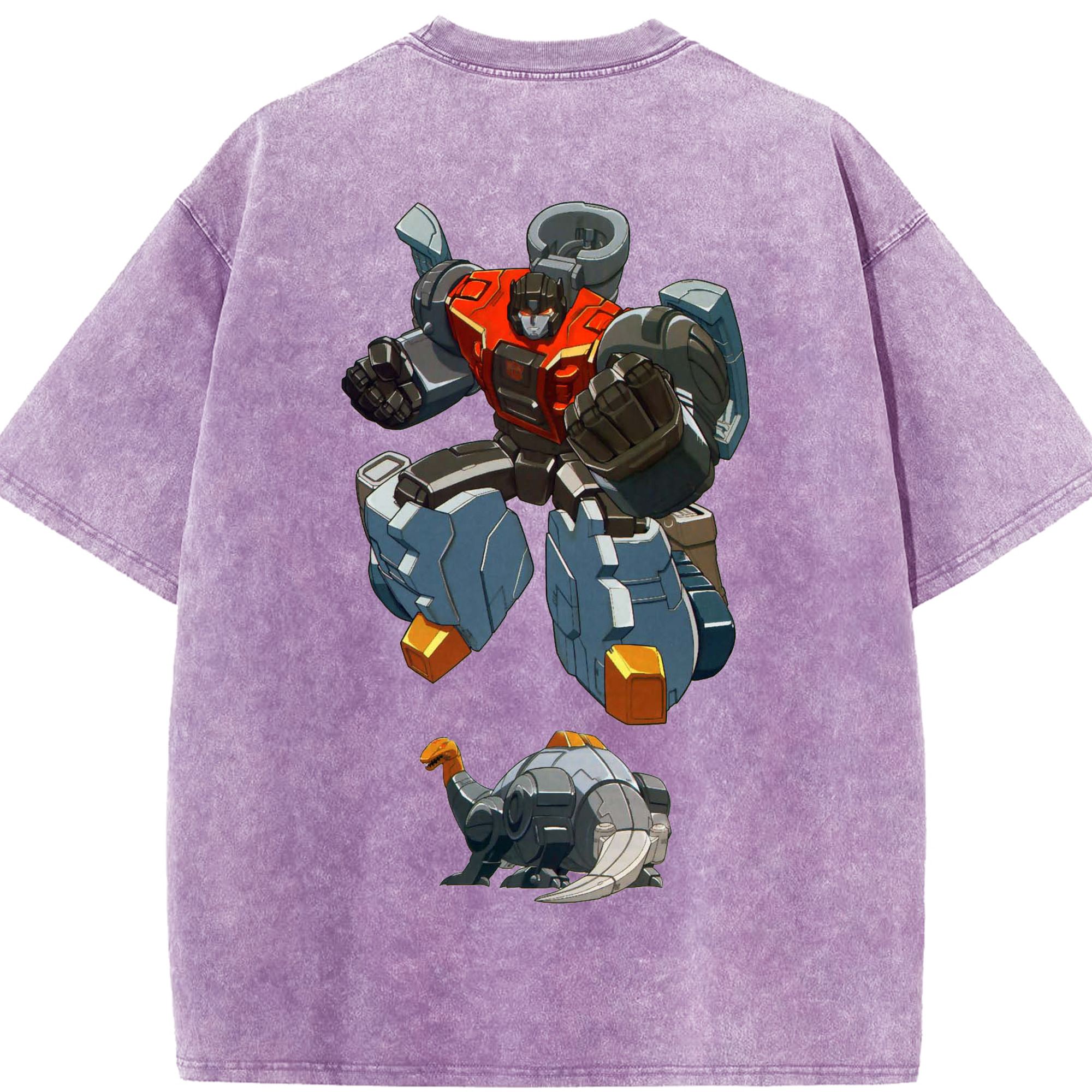 （画像用）  綿100% ヴィンテージ風 半袖Tシャツ（背面プリント）