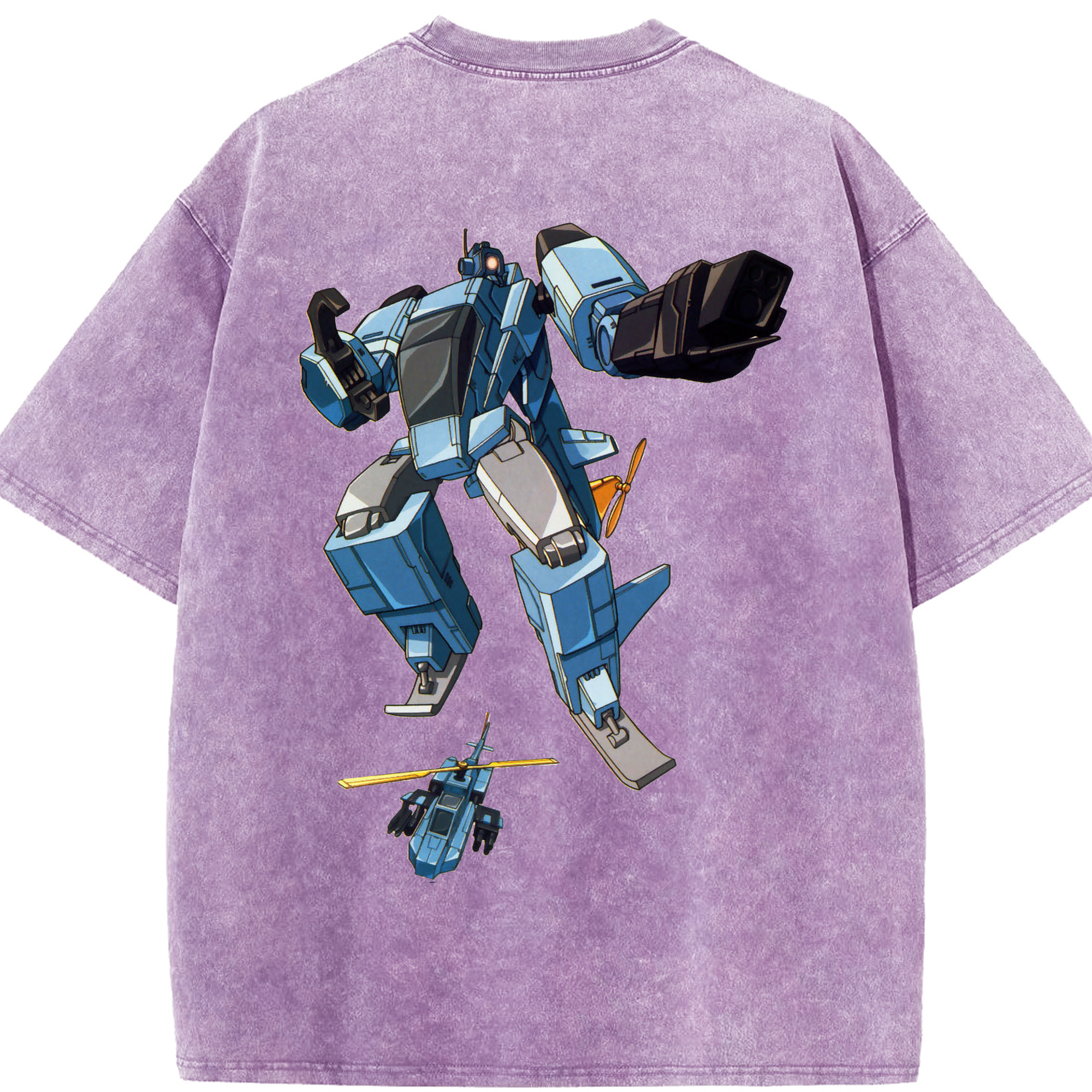 （画像用）  綿100% ヴィンテージ風 半袖Tシャツ（背面プリント）
