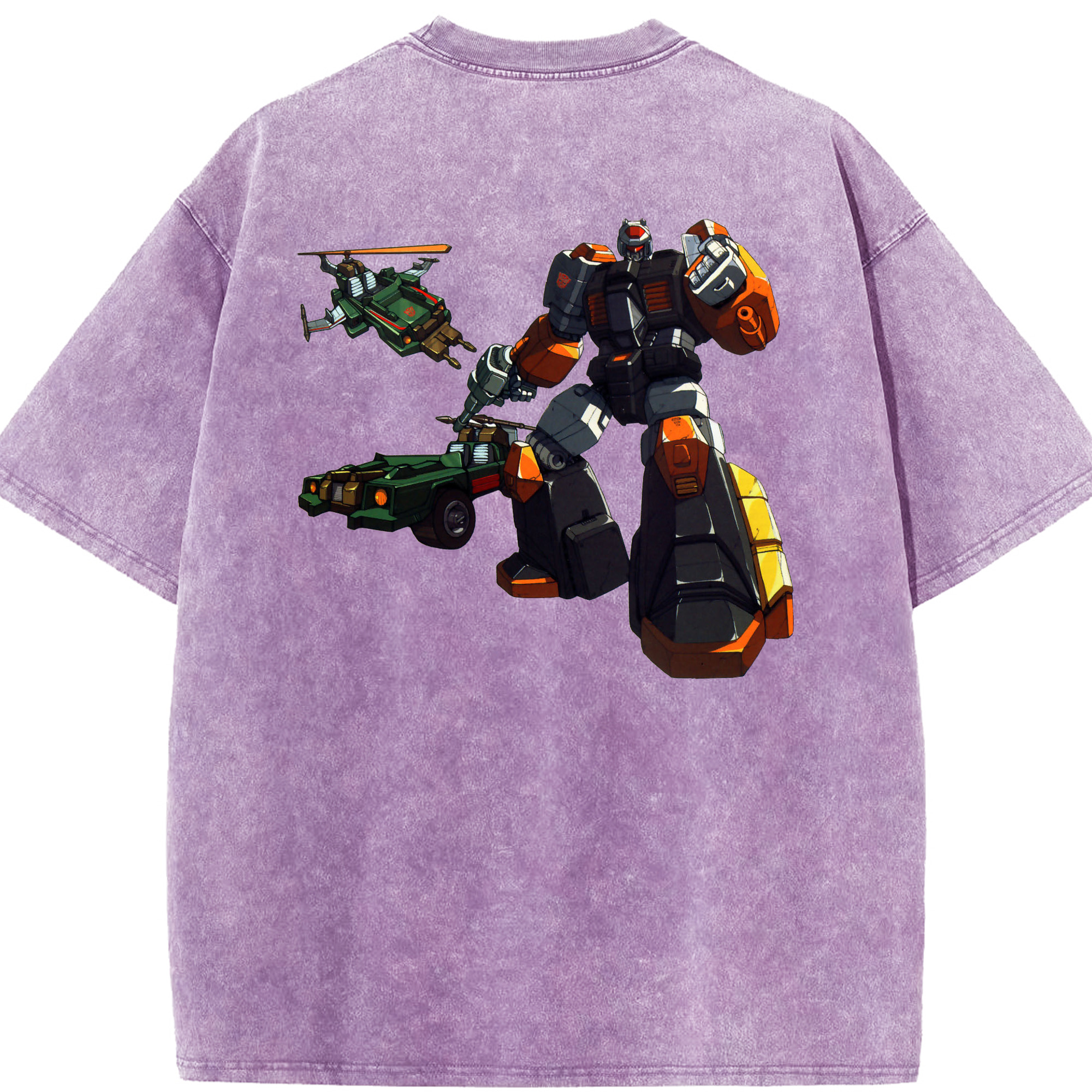 （画像用）  綿100% ヴィンテージ風 半袖Tシャツ（背面プリント）