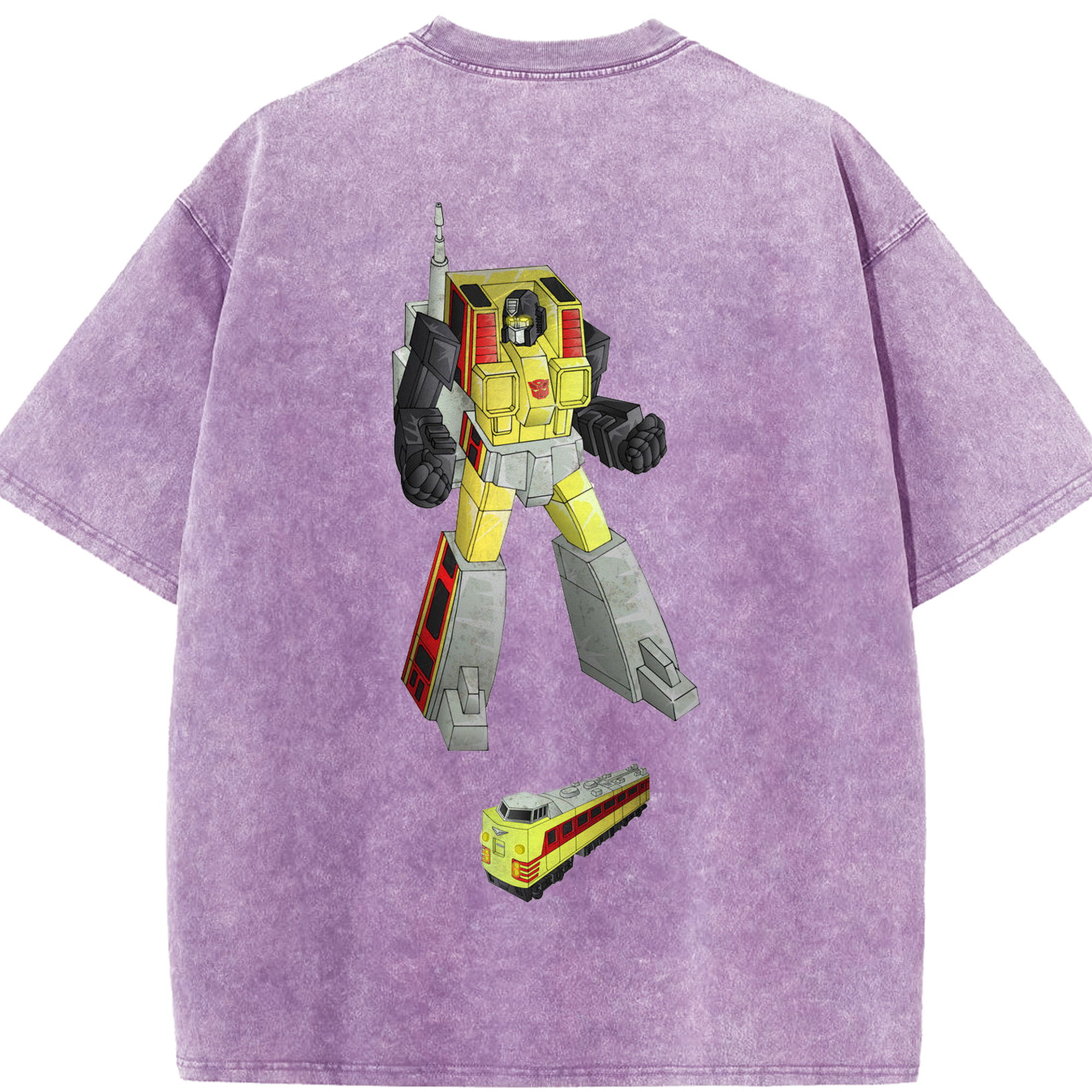 （画像用）  綿100% ヴィンテージ風 半袖Tシャツ（背面プリント）