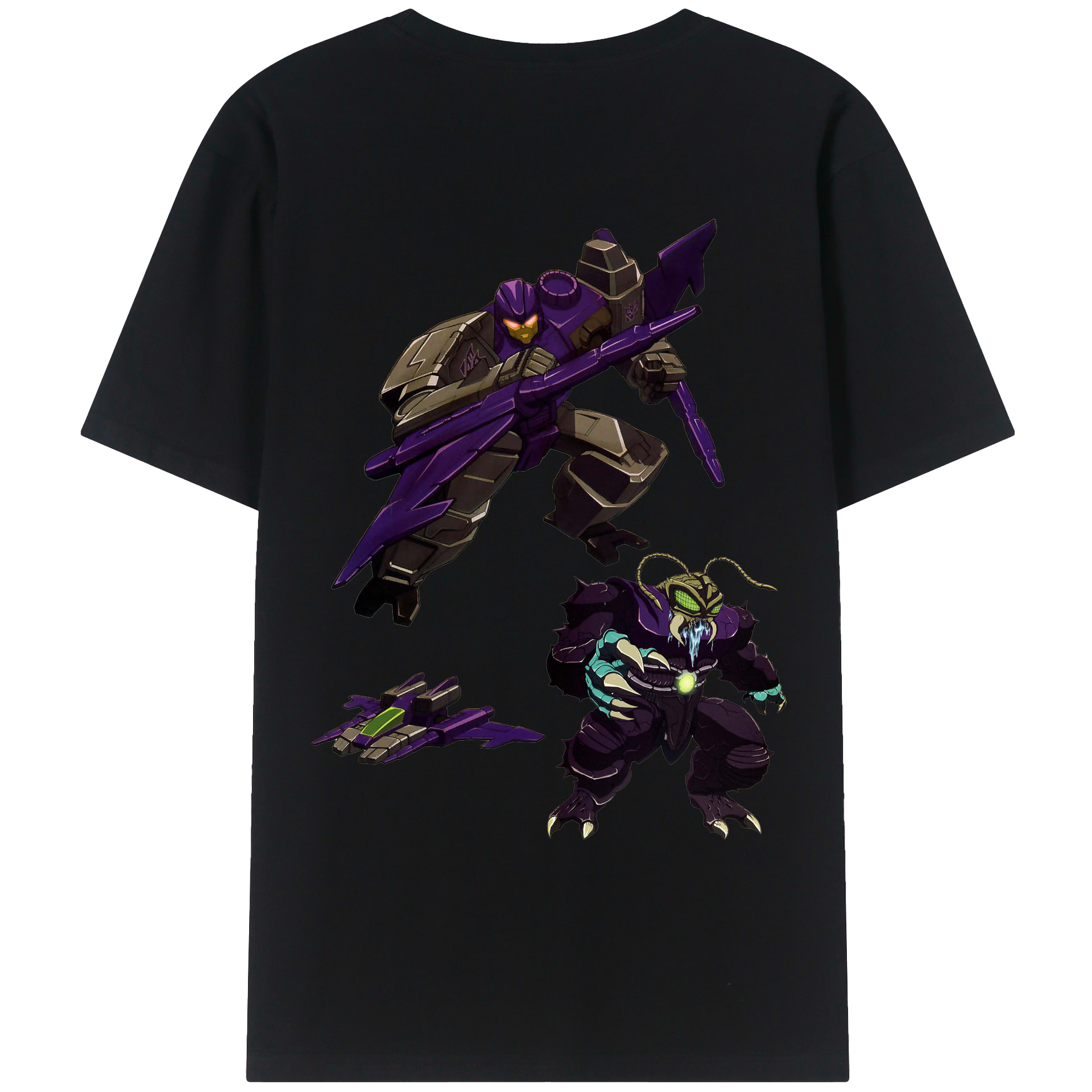 （画像用）  綿100％ メンズ半袖Tシャツ（バックプリント） 通気性