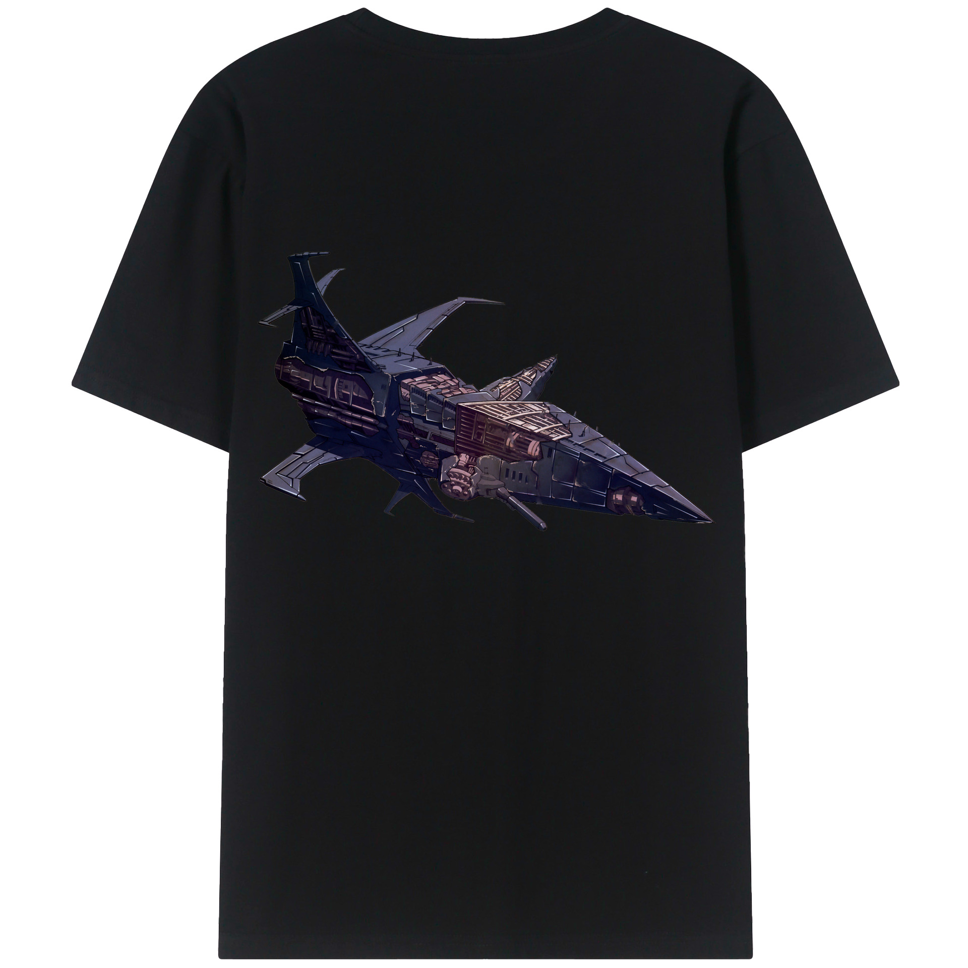 （画像用）  綿100％ メンズ半袖Tシャツ（バックプリント） 通気性