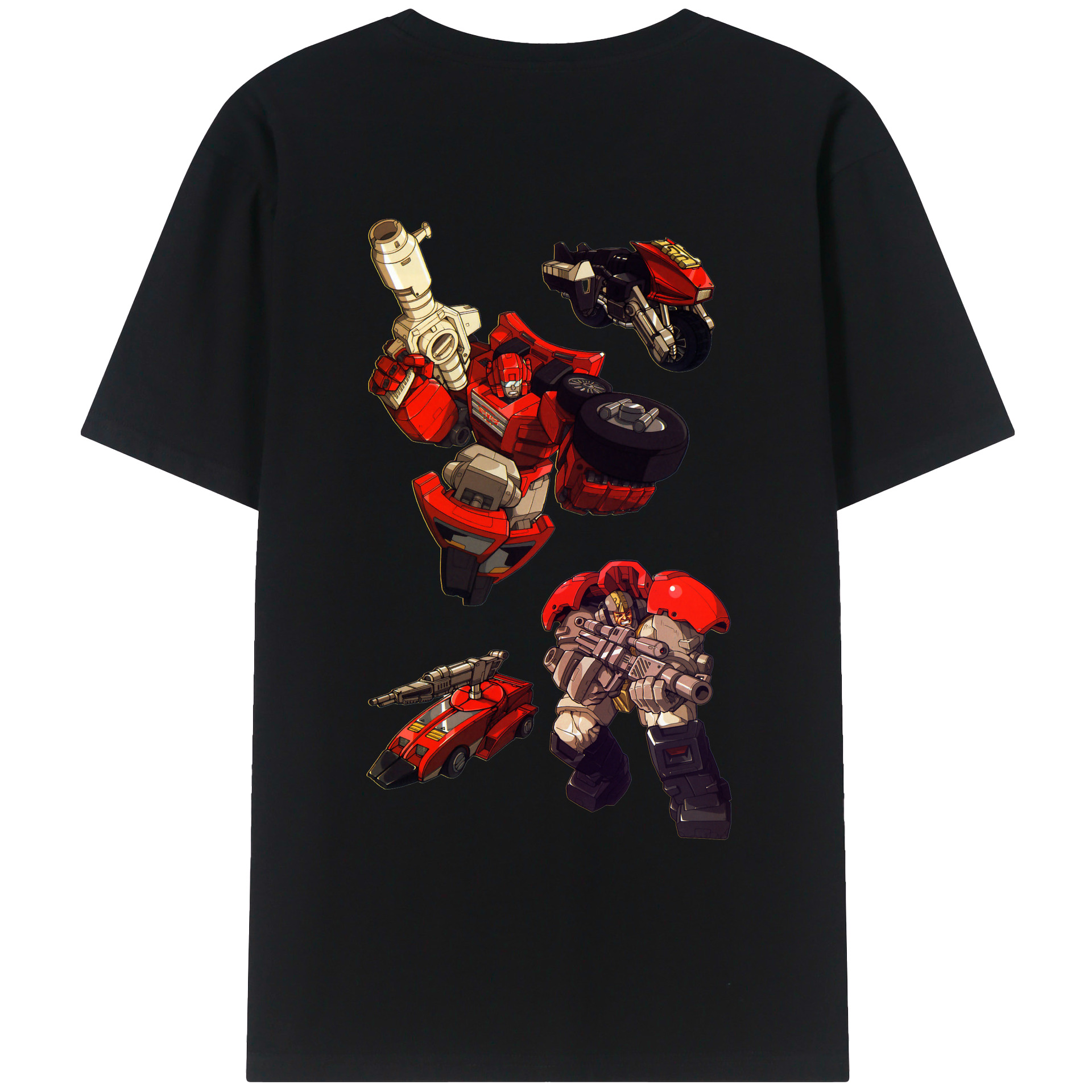 （画像用）  綿100％ メンズ半袖Tシャツ（バックプリント） 通気性