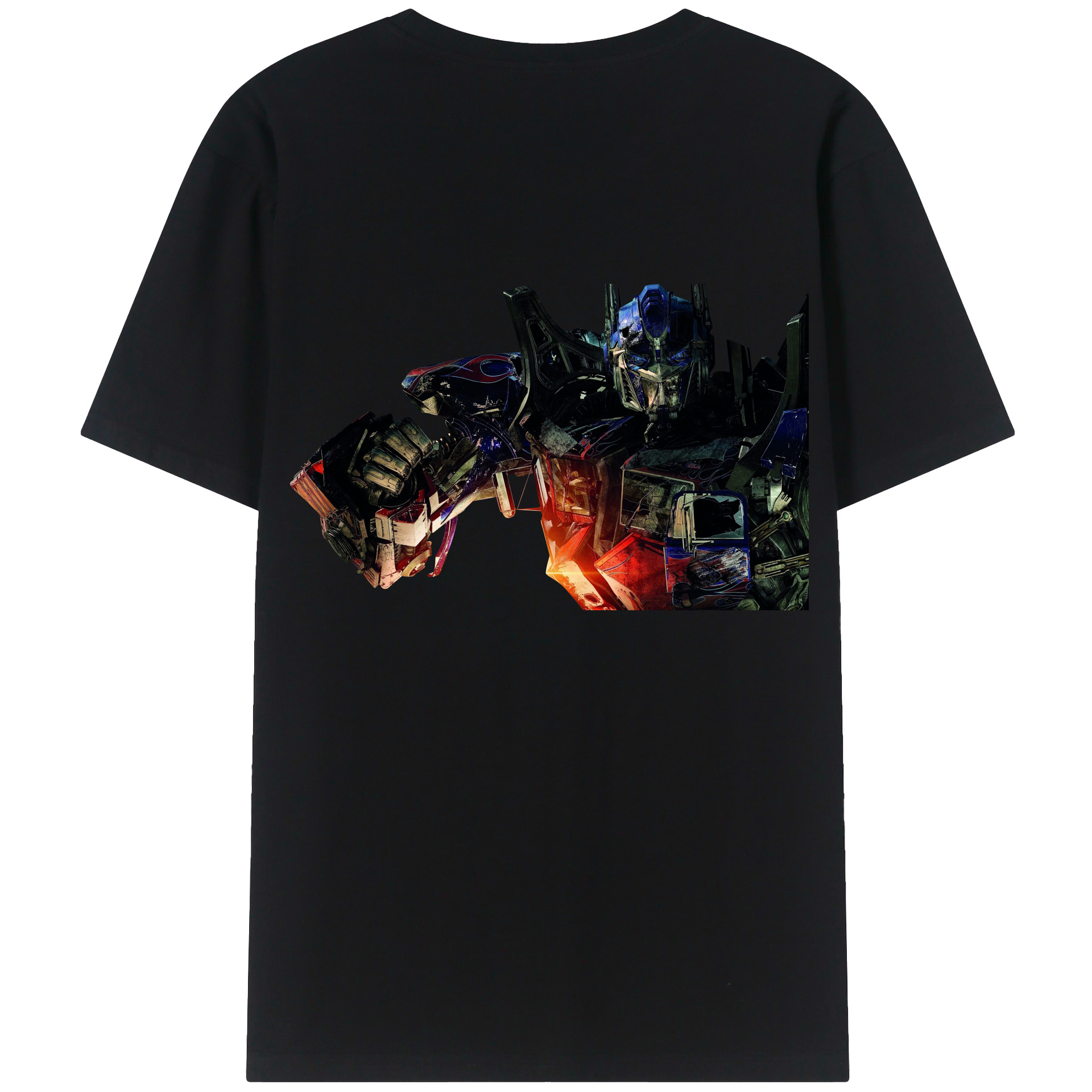 （画像用）  綿100％ メンズ半袖Tシャツ（バックプリント） 通気性