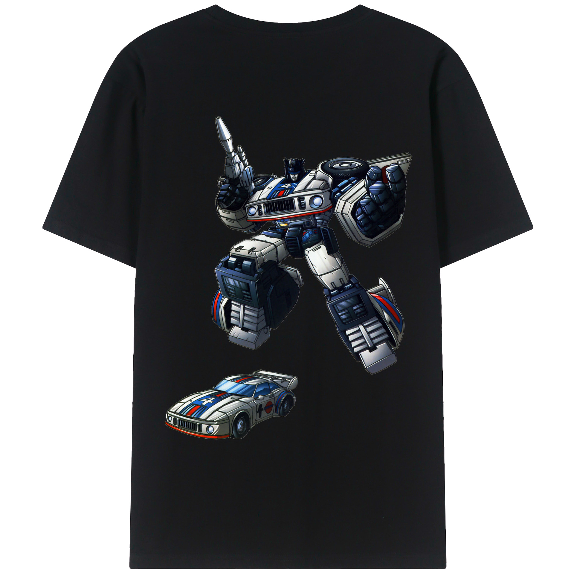 （画像用）  綿100％ メンズ半袖Tシャツ（バックプリント） 通気性