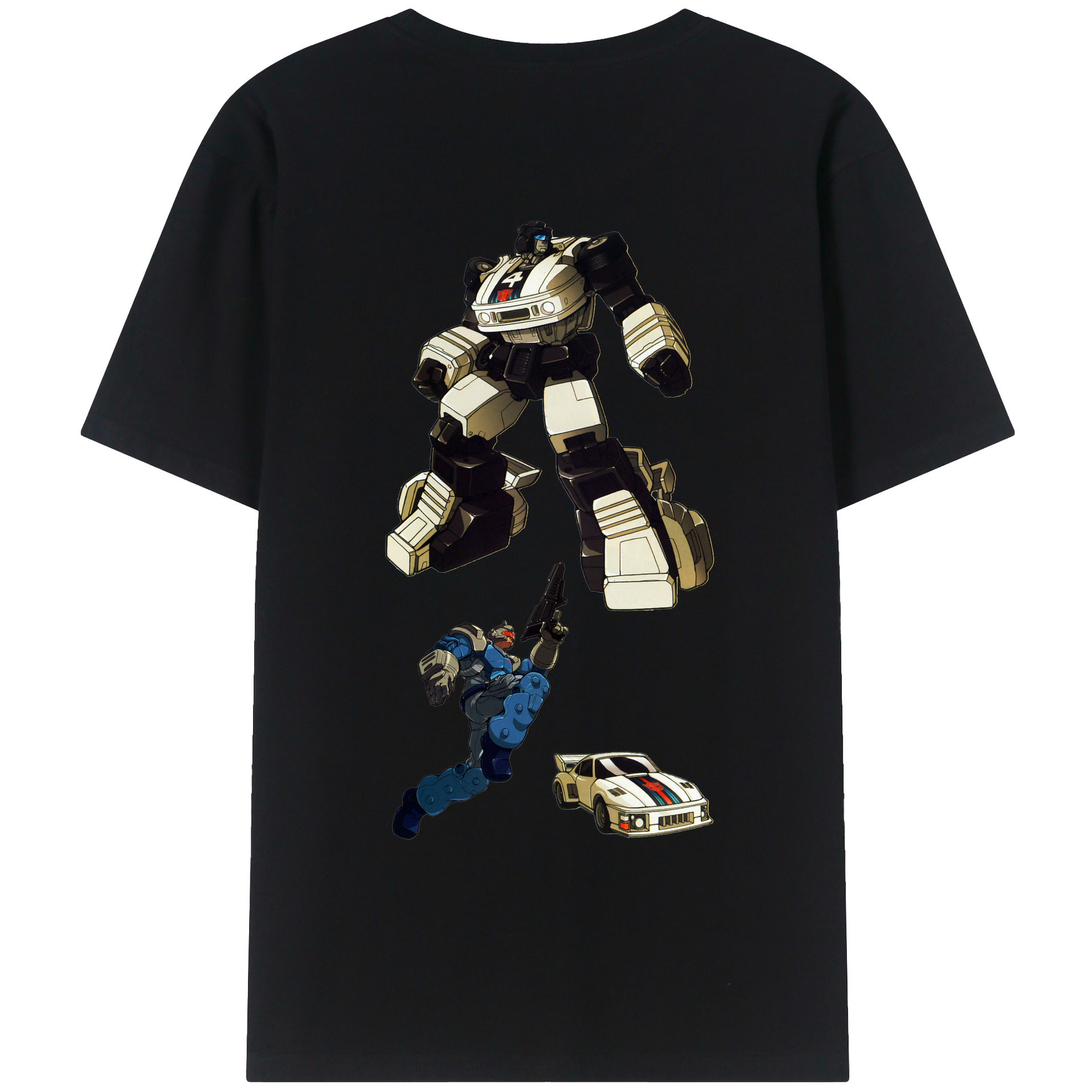 （画像用）  綿100％ メンズ半袖Tシャツ（バックプリント） 通気性