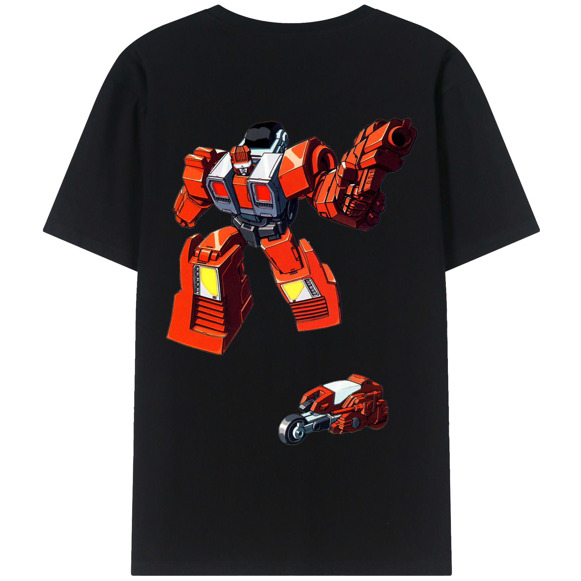 （画像用）  綿100％ メンズ半袖Tシャツ（バックプリント） 通気性