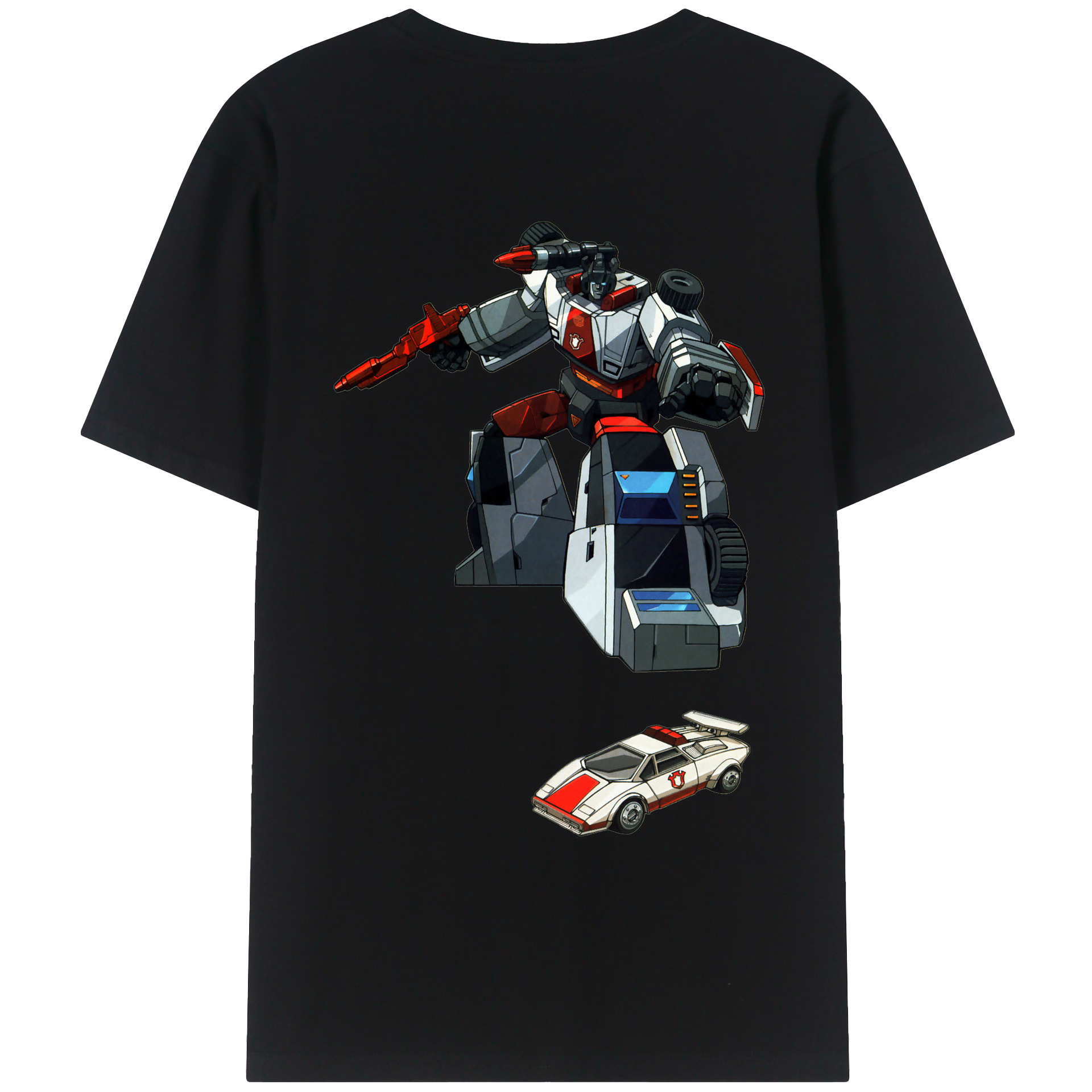 （画像用）  綿100％ メンズ半袖Tシャツ（バックプリント） 通気性