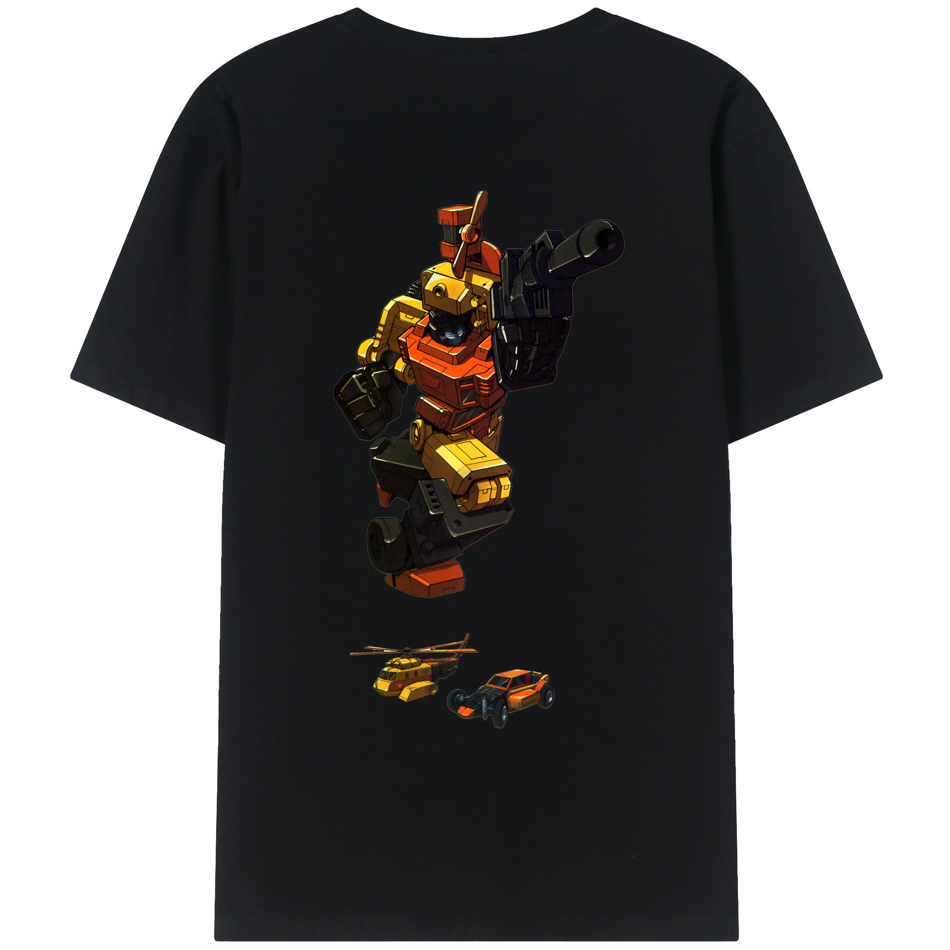 （画像用）  綿100％ メンズ半袖Tシャツ（バックプリント） 通気性