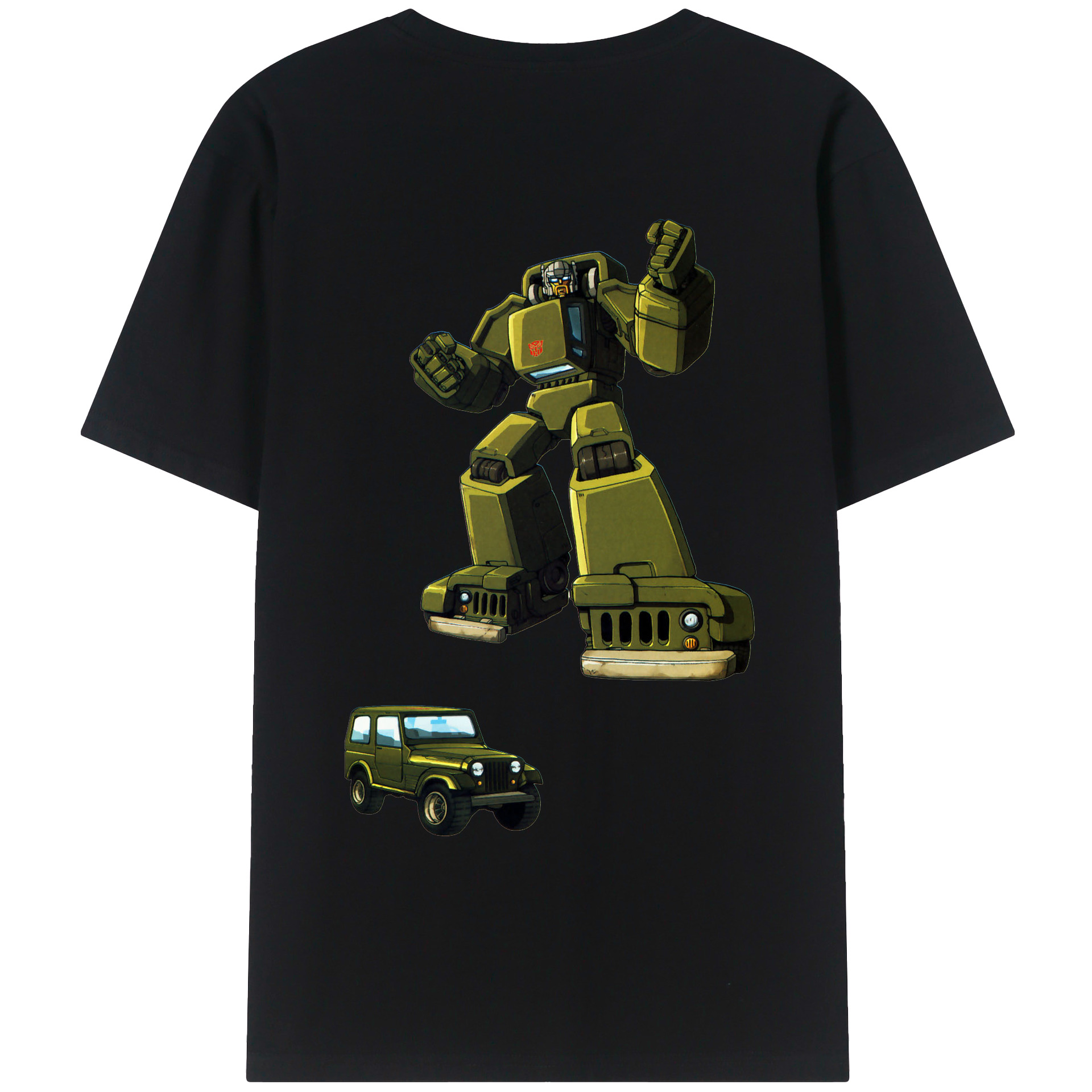 （画像用）  綿100％ メンズ半袖Tシャツ（バックプリント） 通気性