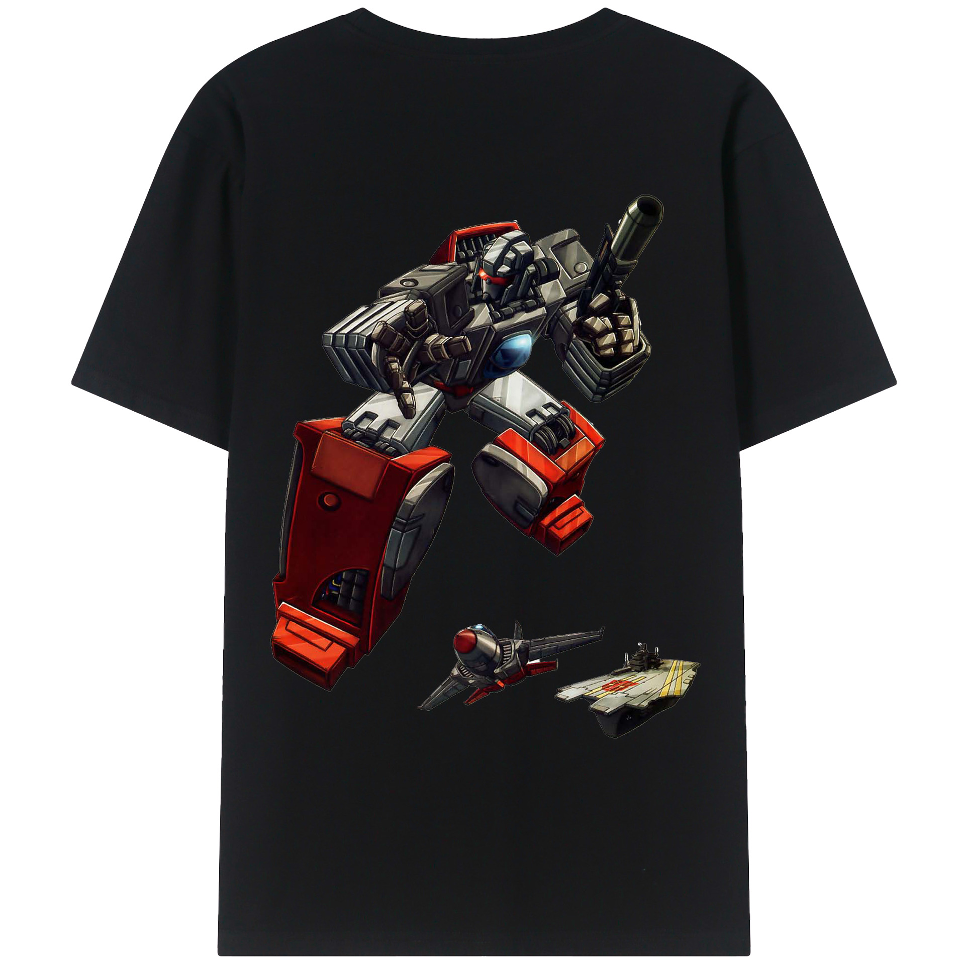 （画像用）  綿100％ メンズ半袖Tシャツ（バックプリント） 通気性
