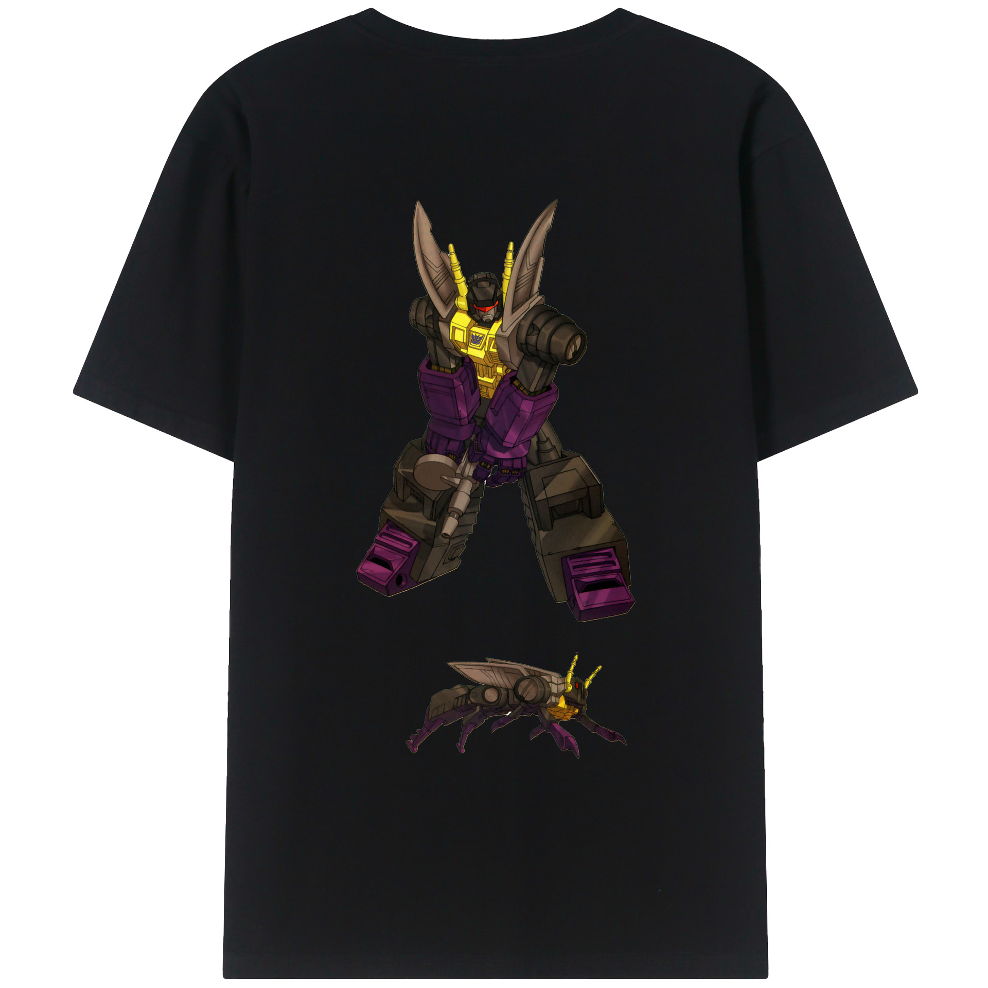 （画像用）  綿100％ メンズ半袖Tシャツ（バックプリント） 通気性