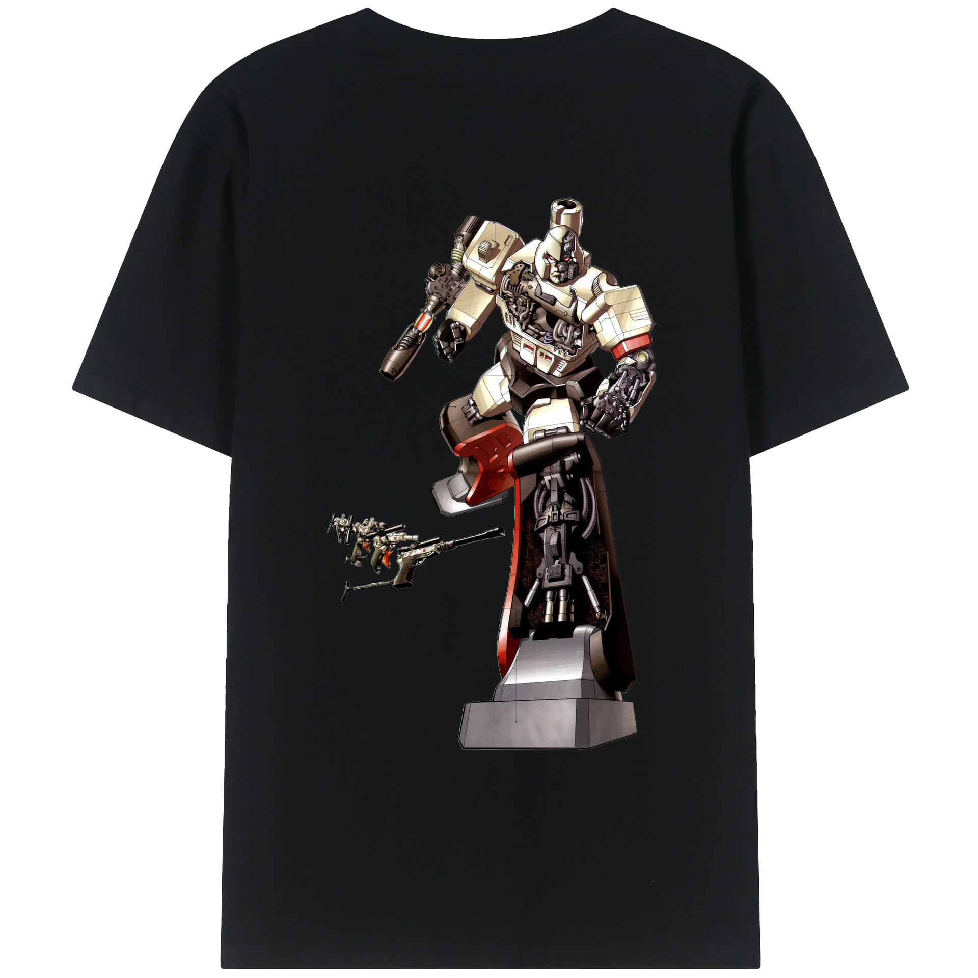 （画像用）  綿100％ メンズ半袖Tシャツ（バックプリント） 通気性