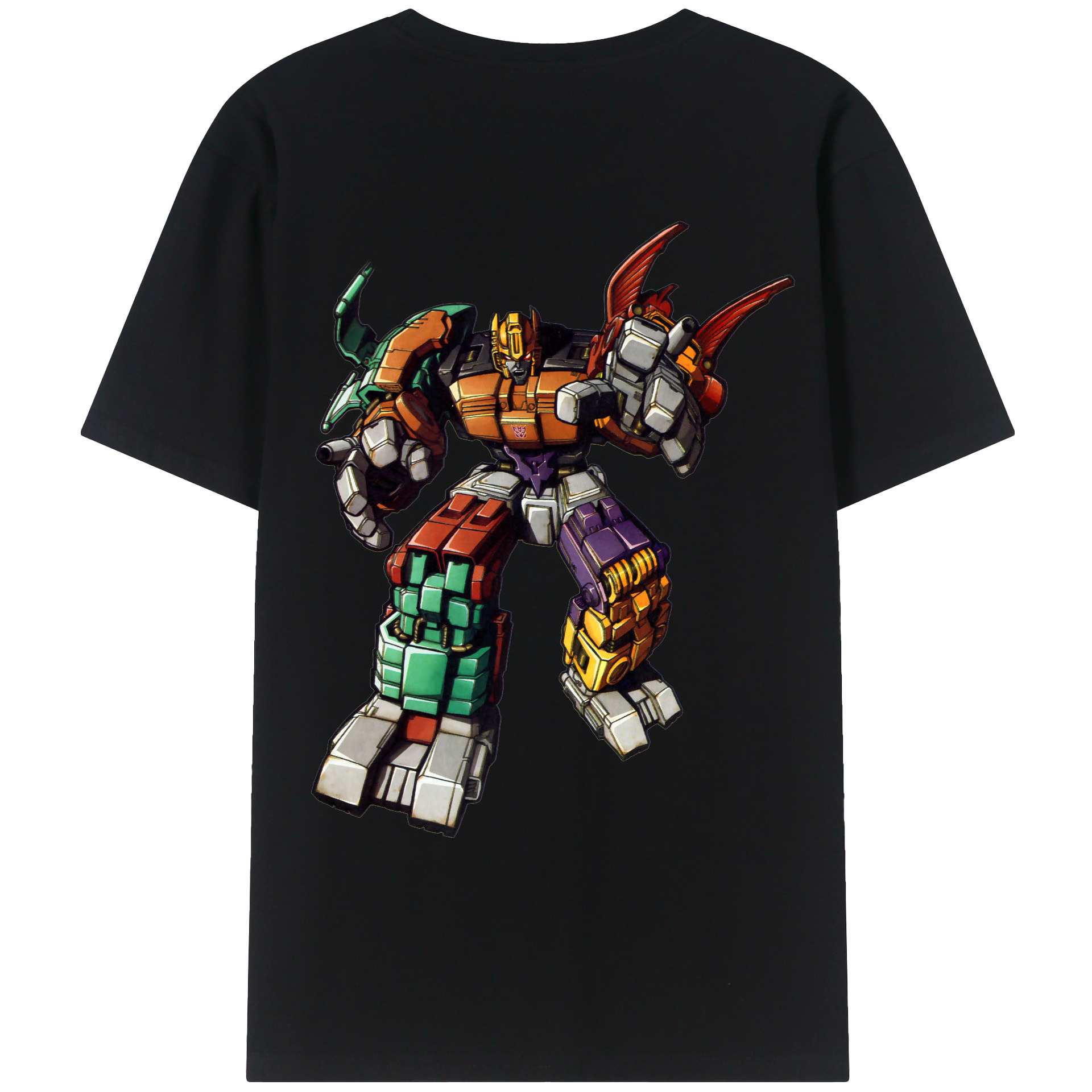 （画像用）  綿100％ メンズ半袖Tシャツ（バックプリント） 通気性