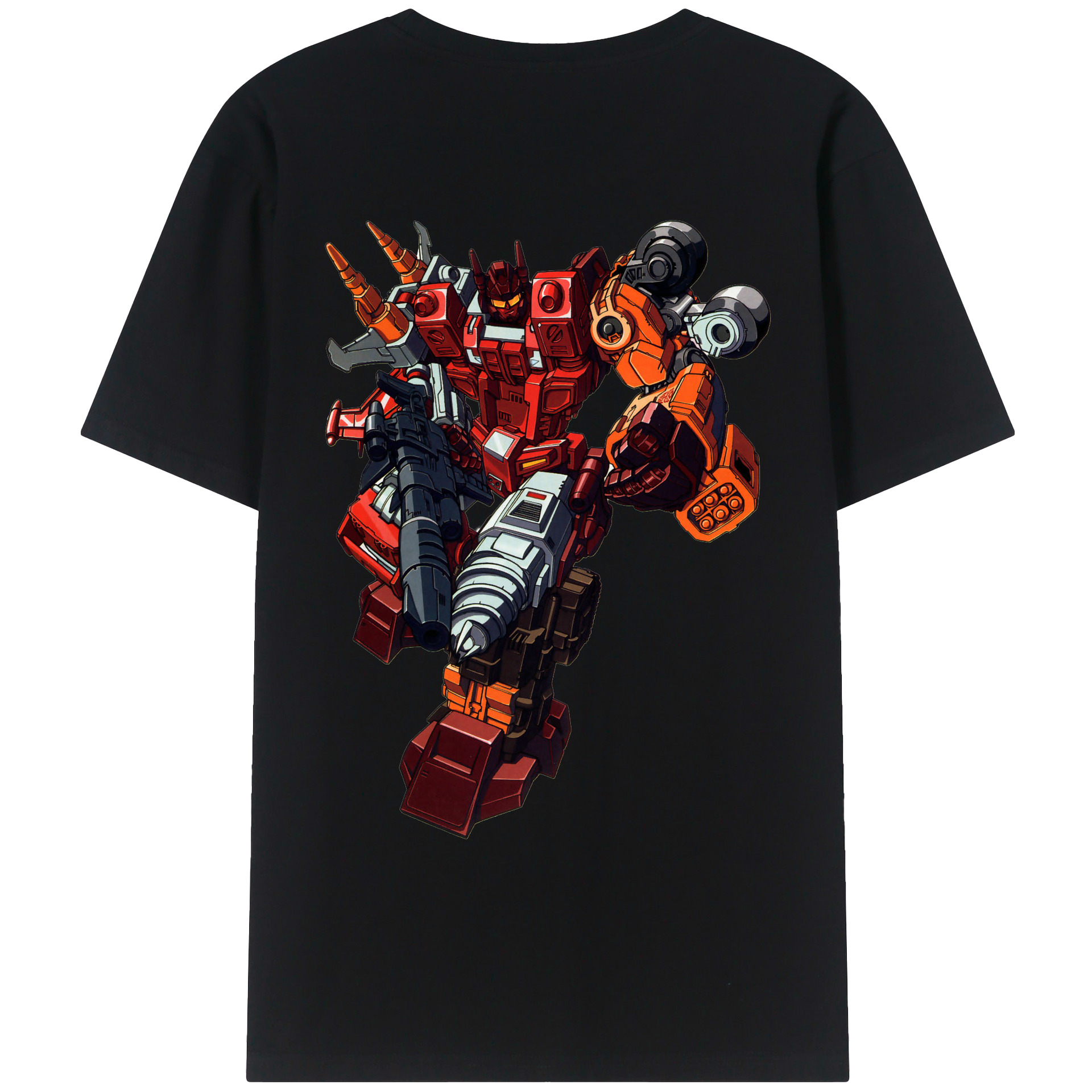 （画像用）  綿100％ メンズ半袖Tシャツ（バックプリント） 通気性