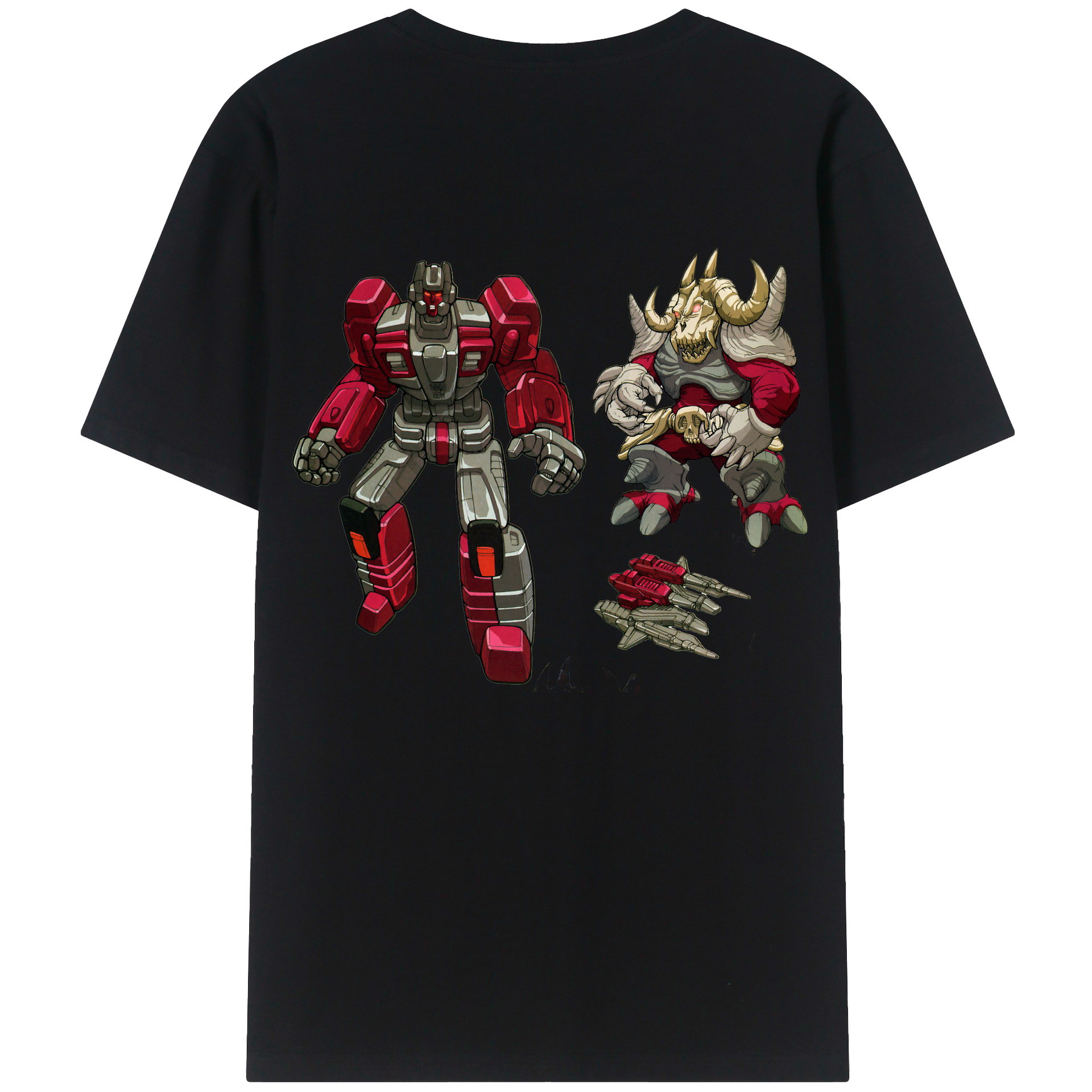 （画像用）  綿100％ メンズ半袖Tシャツ（バックプリント） 通気性