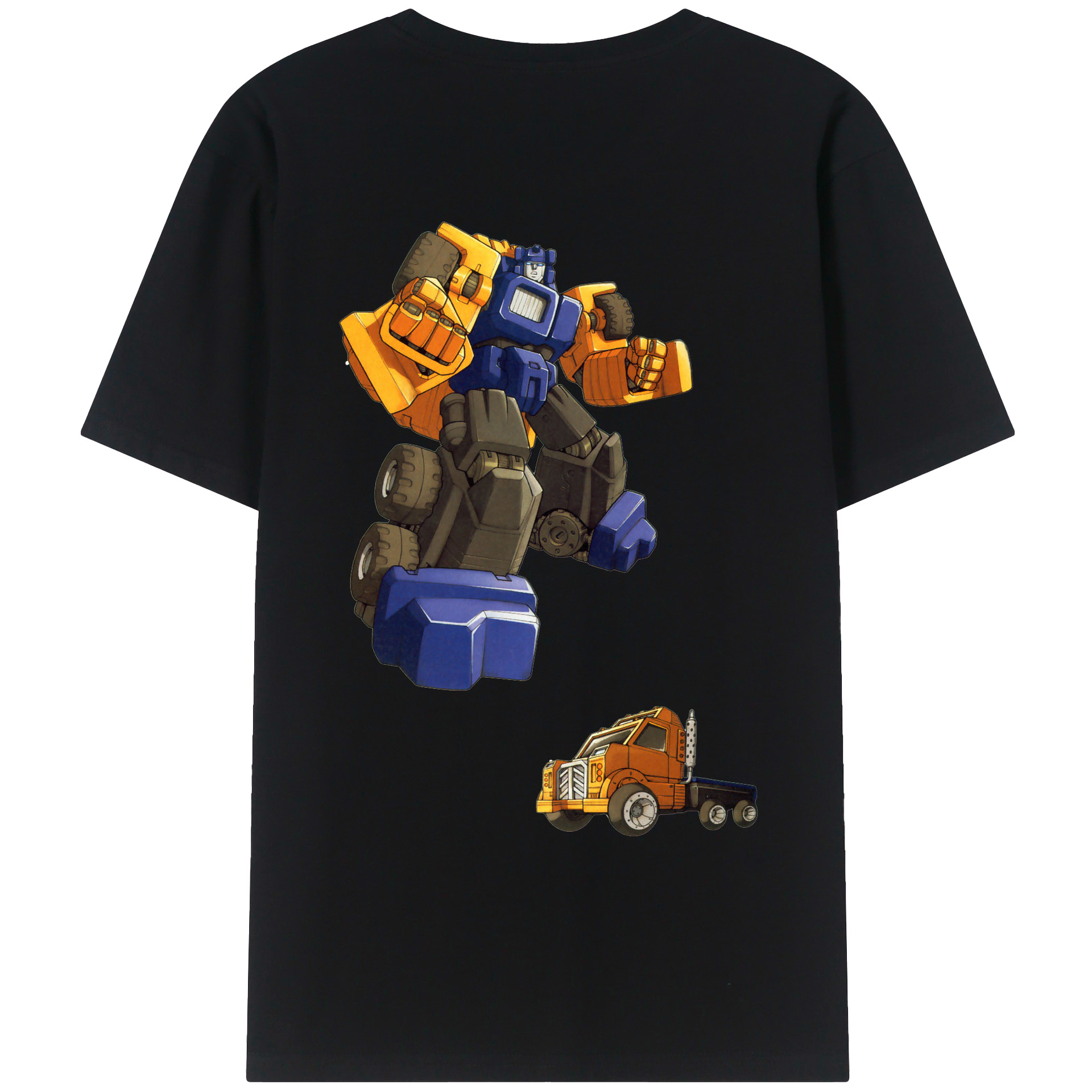 （画像用）  綿100％ メンズ半袖Tシャツ（バックプリント） 通気性