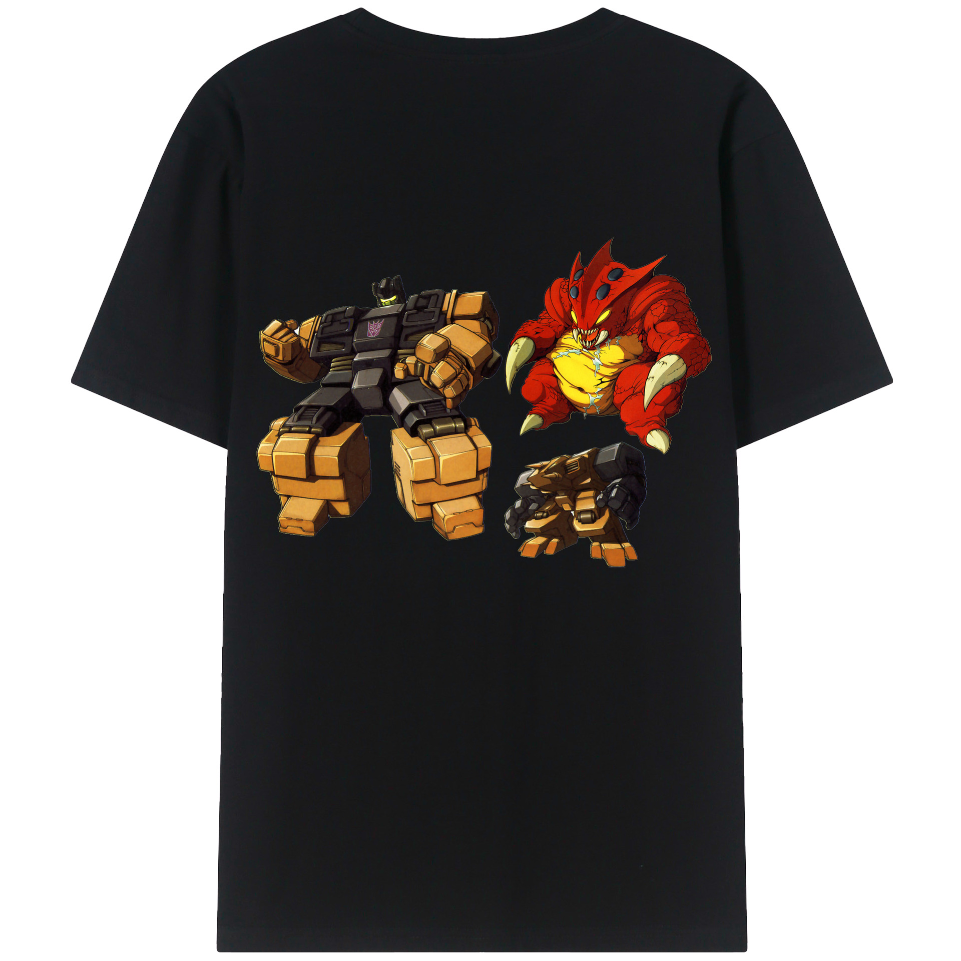 （画像用）  綿100％ メンズ半袖Tシャツ（バックプリント） 通気性
