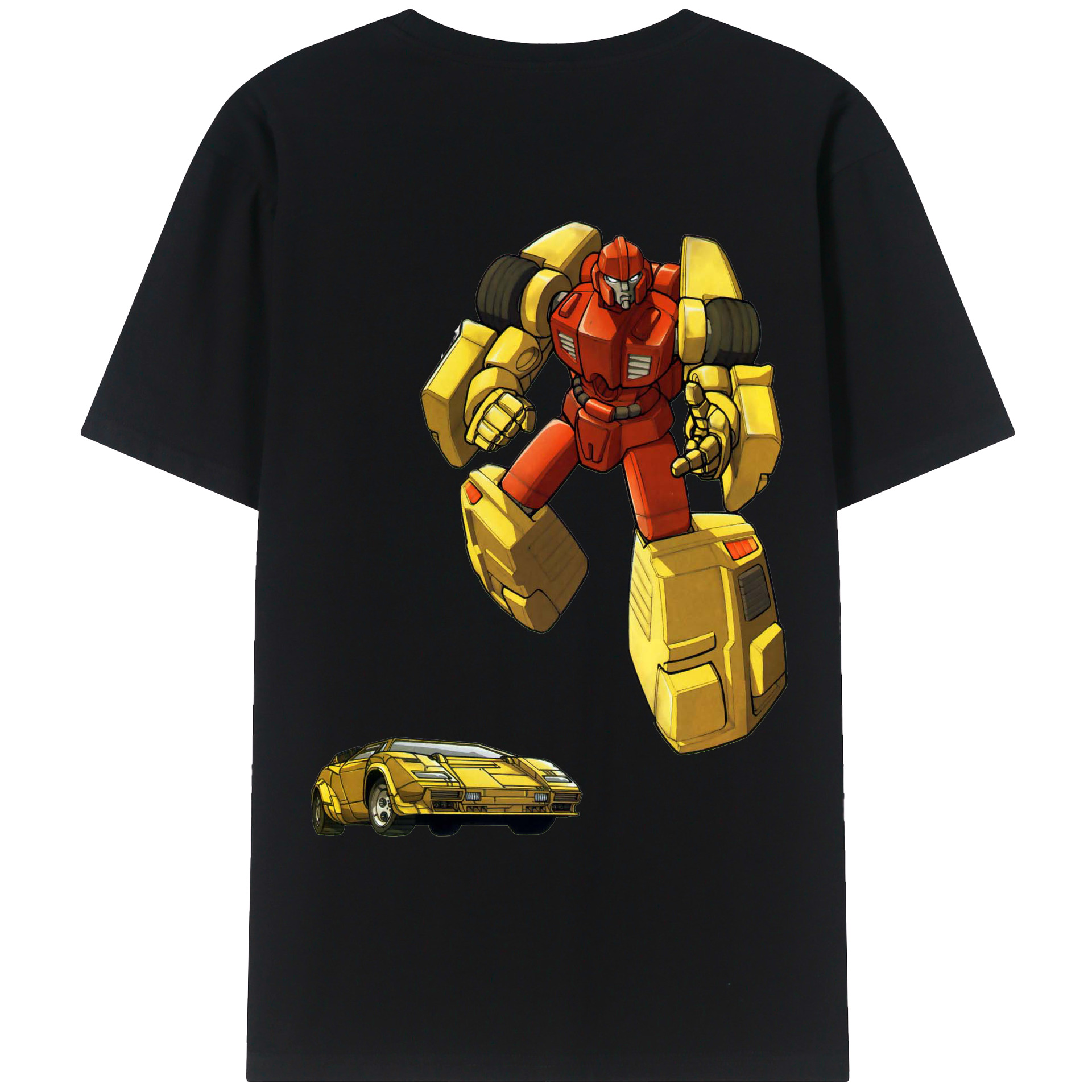 （画像用）  綿100％ メンズ半袖Tシャツ（バックプリント） 通気性