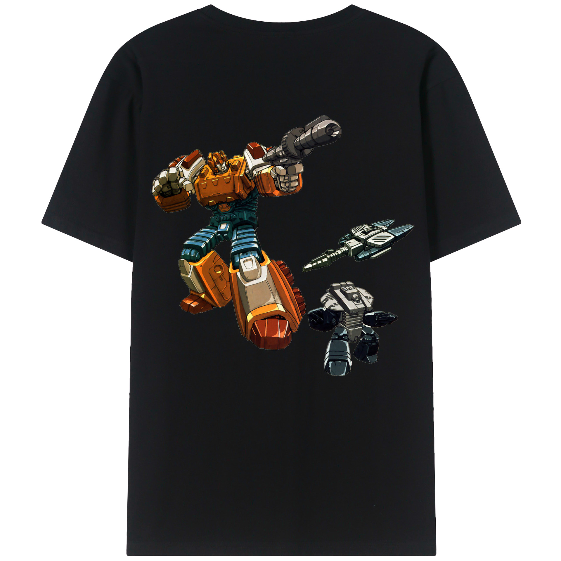 （画像用）  綿100％ メンズ半袖Tシャツ（バックプリント） 通気性