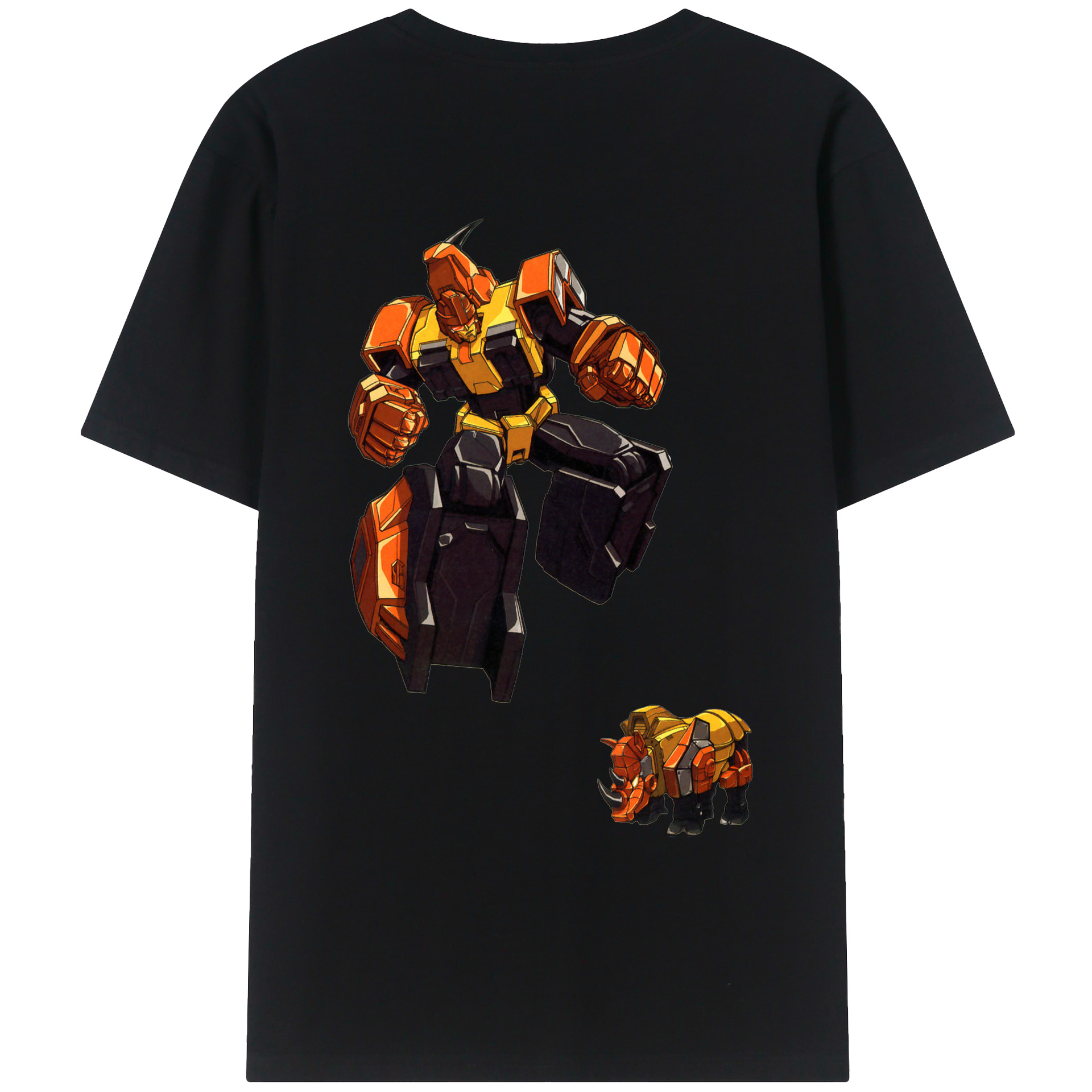 （画像用）  綿100％ メンズ半袖Tシャツ（バックプリント） 通気性