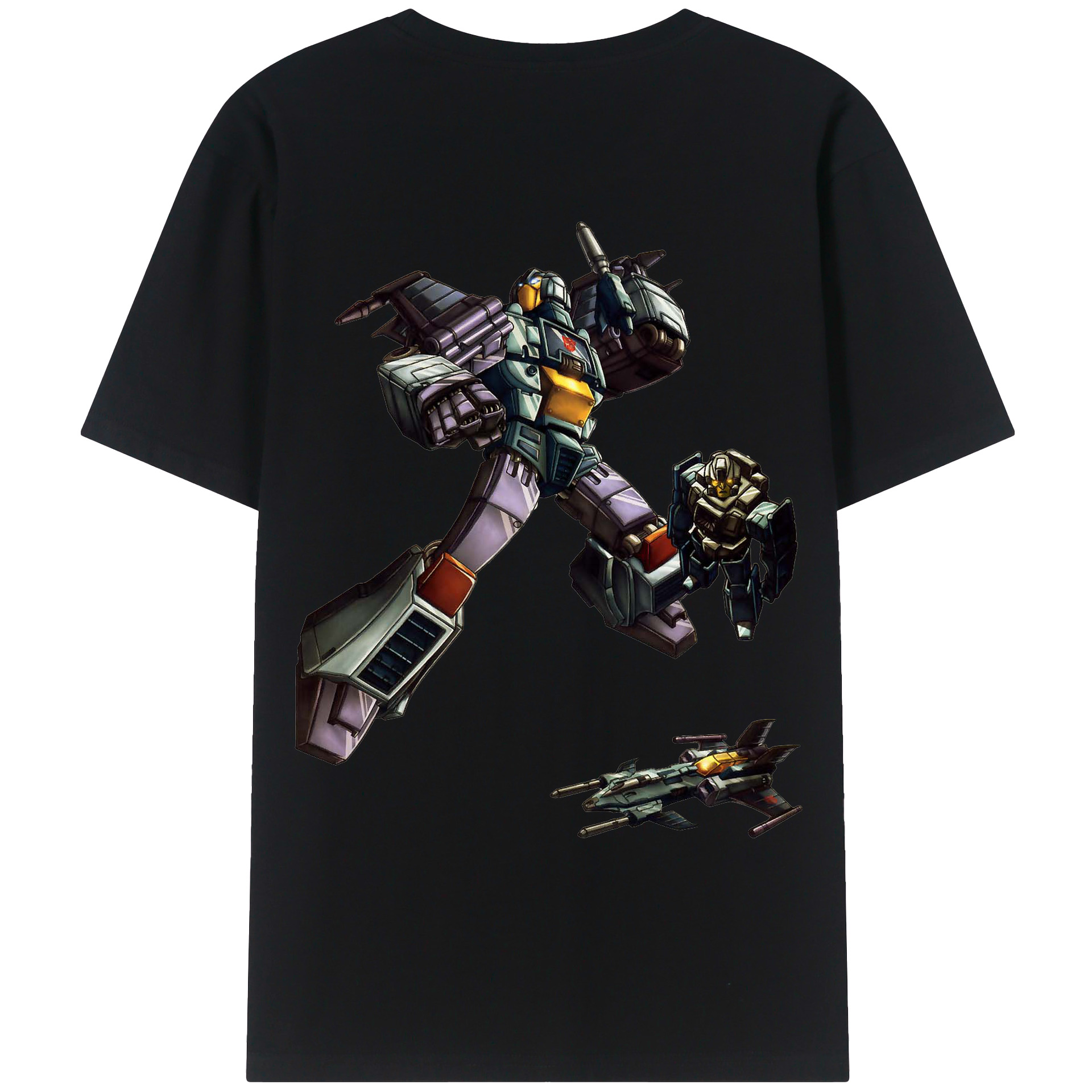 （画像用）  綿100％ メンズ半袖Tシャツ（バックプリント） 通気性