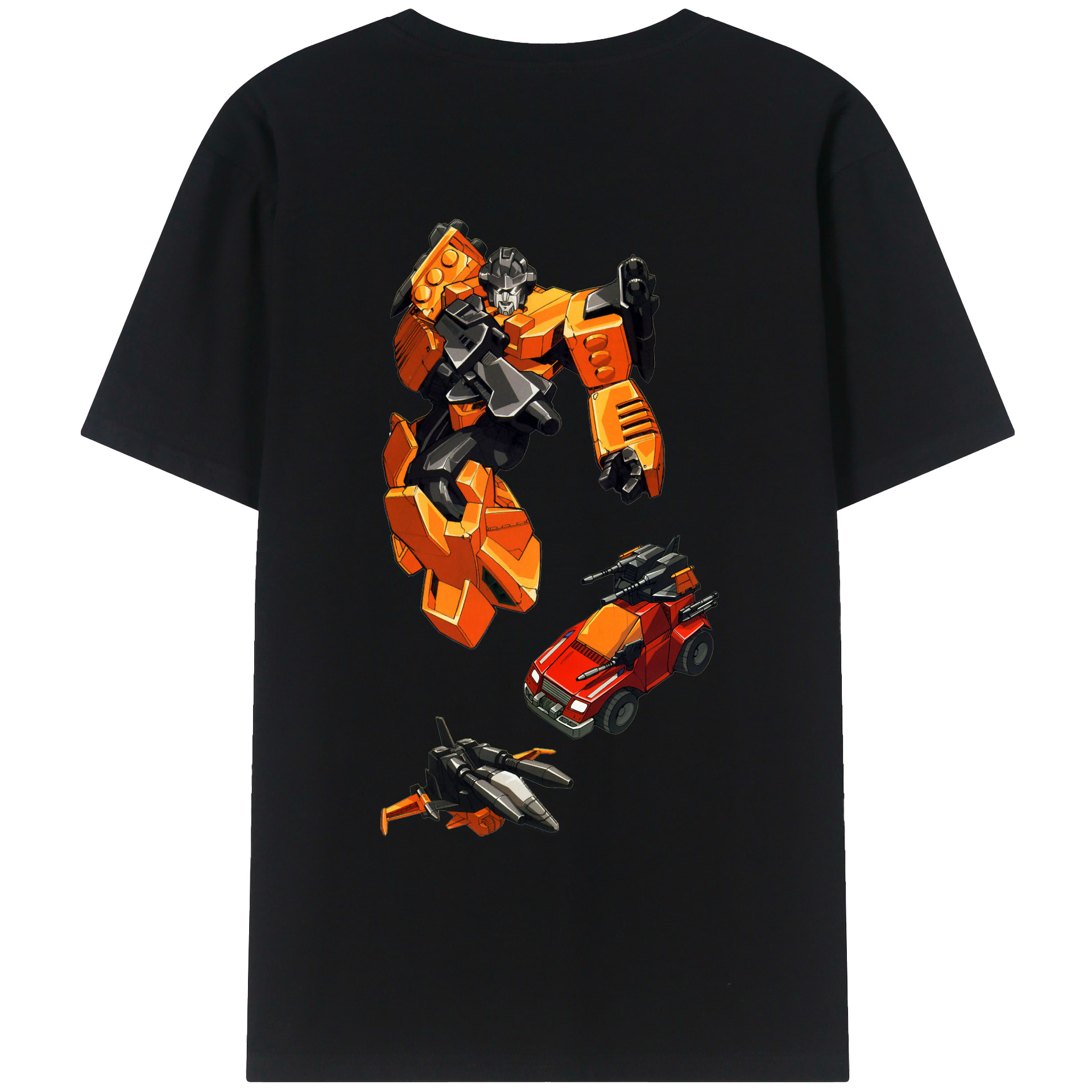 （画像用）  綿100％ メンズ半袖Tシャツ（バックプリント） 通気性