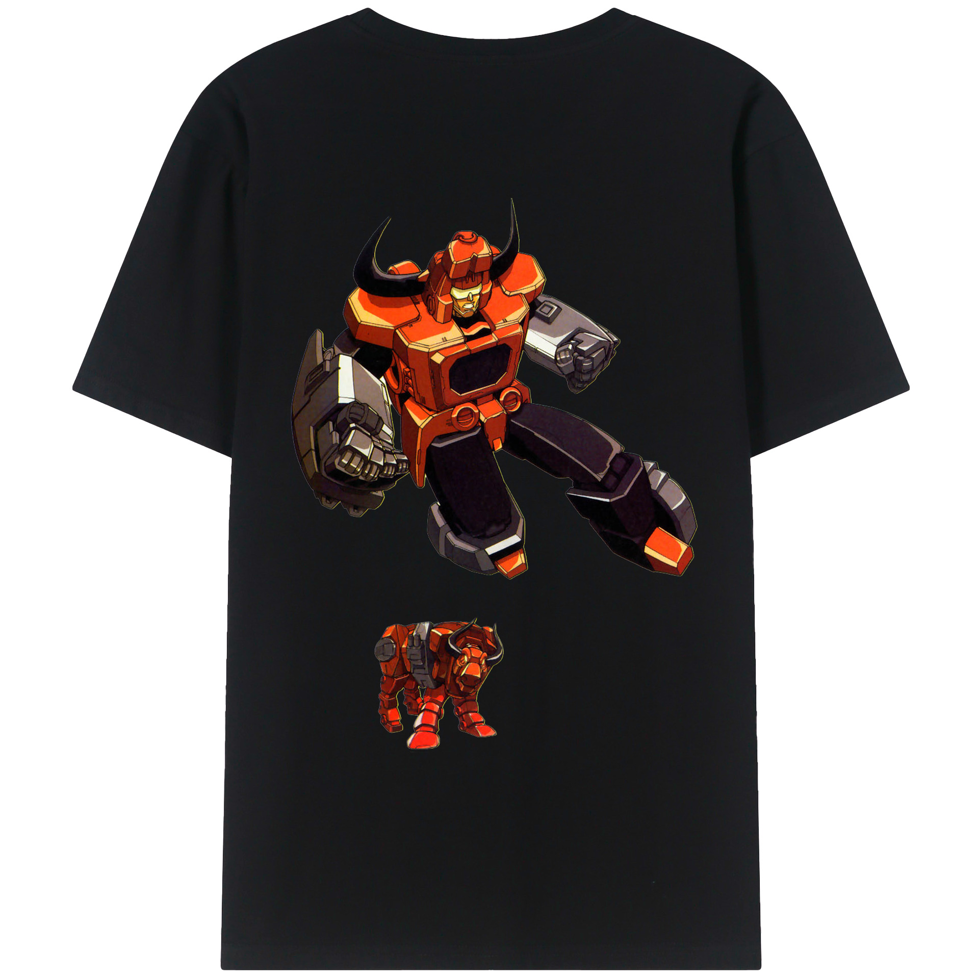 （画像用）  綿100％ メンズ半袖Tシャツ（バックプリント） 通気性