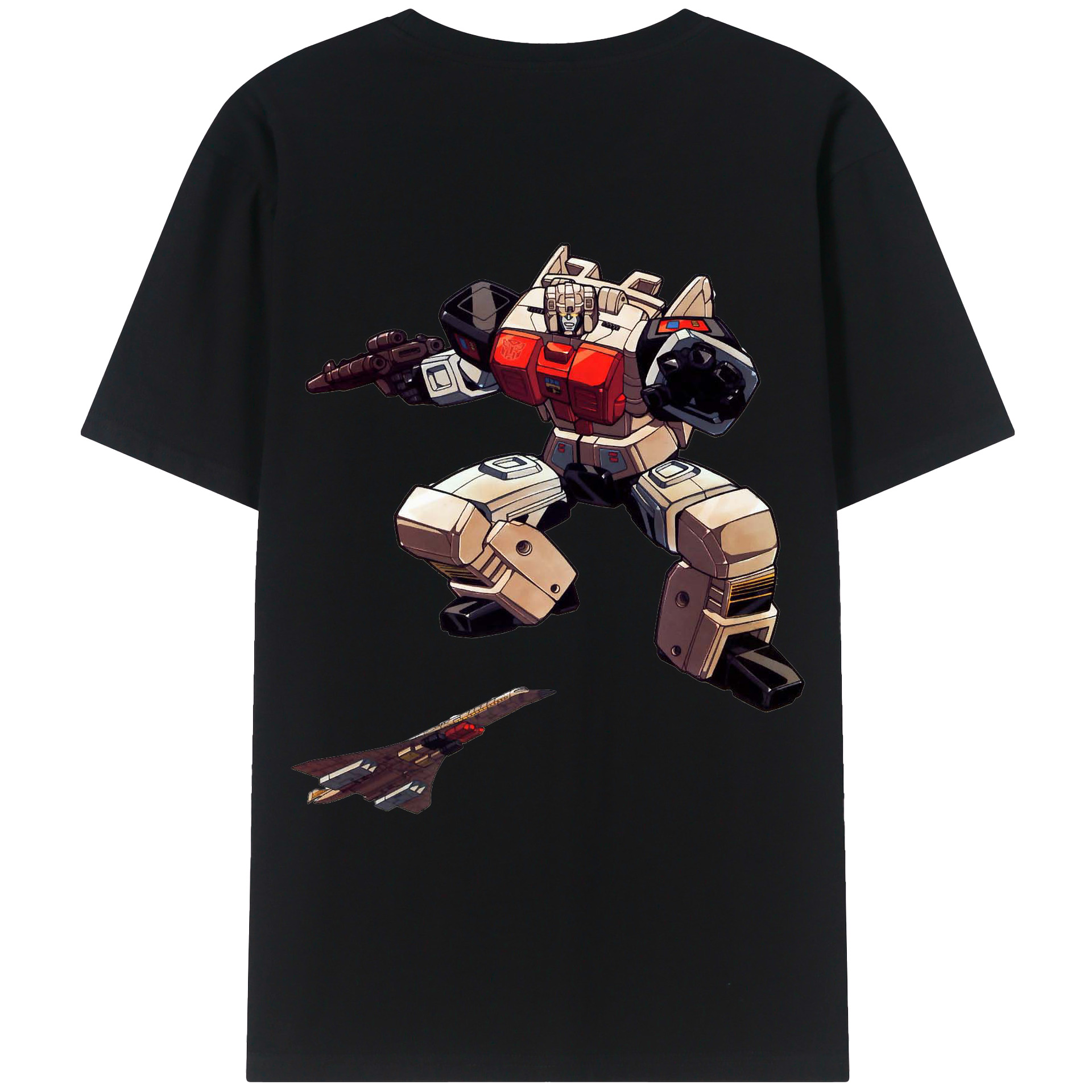 （画像用）  綿100％ メンズ半袖Tシャツ（バックプリント） 通気性