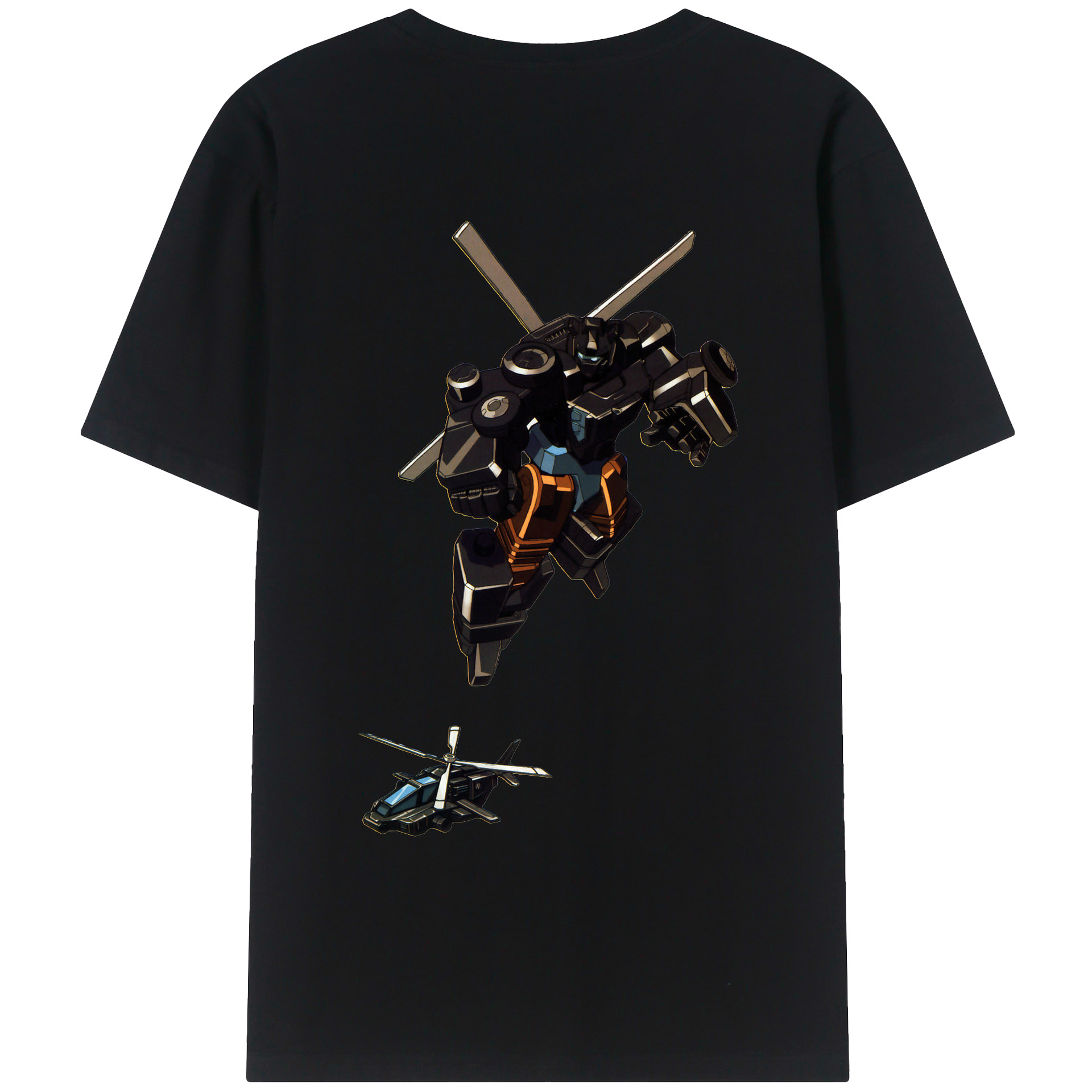 （画像用）  綿100％ メンズ半袖Tシャツ（バックプリント） 通気性