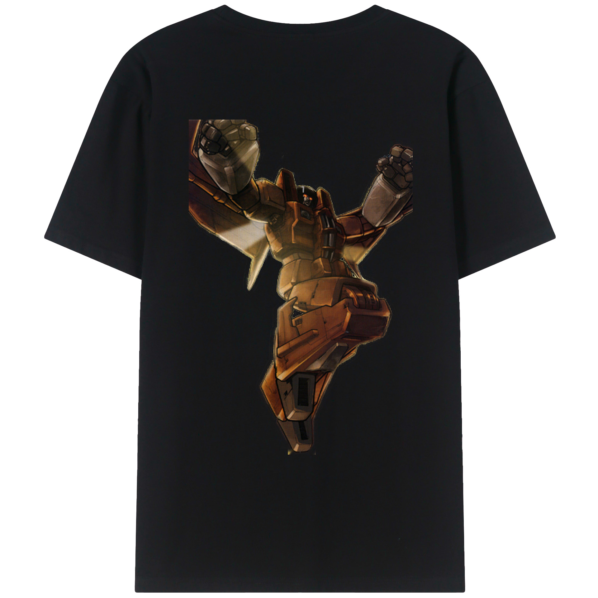 （画像用）  綿100％ メンズ半袖Tシャツ（バックプリント） 通気性