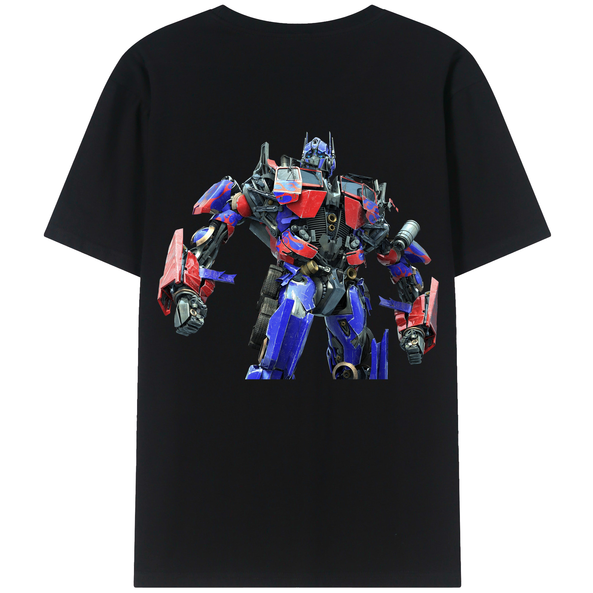 （画像用）  綿100％ メンズ半袖Tシャツ（バックプリント） 通気性