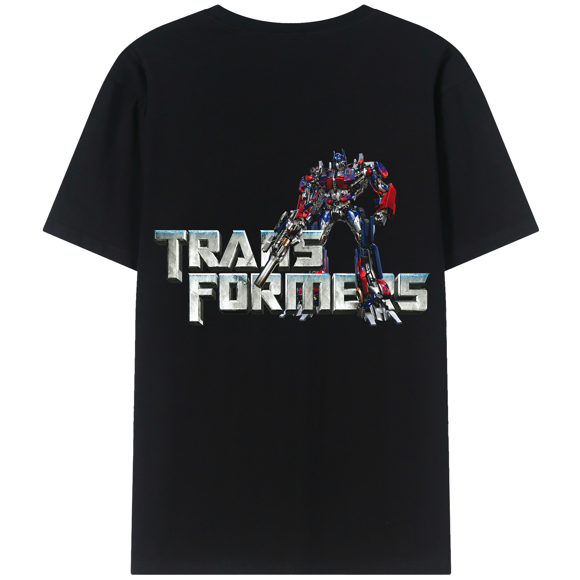 （画像用）  綿100％ メンズ半袖Tシャツ（バックプリント） 通気性