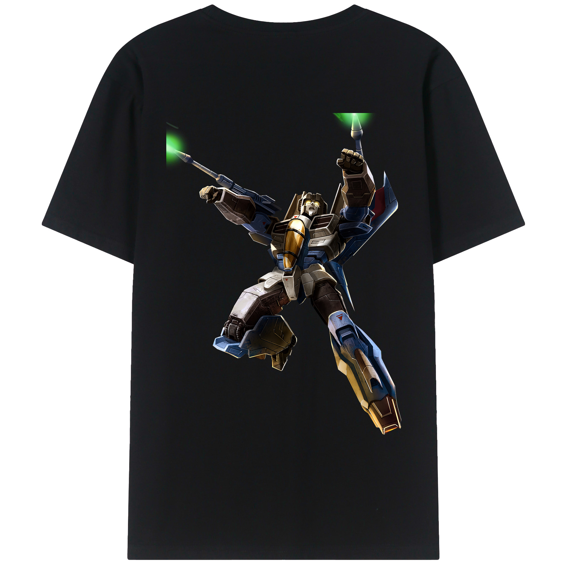 （画像用）  綿100％ メンズ半袖Tシャツ（バックプリント） 通気性