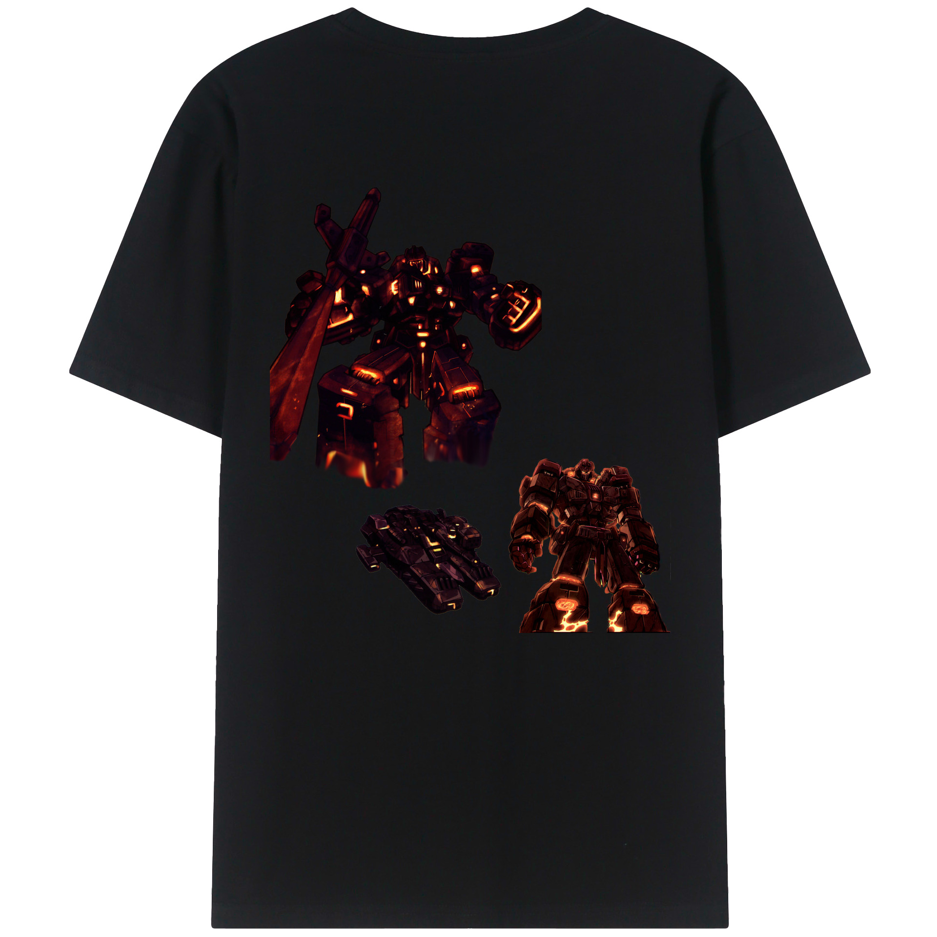 （画像用）  綿100％ メンズ半袖Tシャツ（バックプリント） 通気性