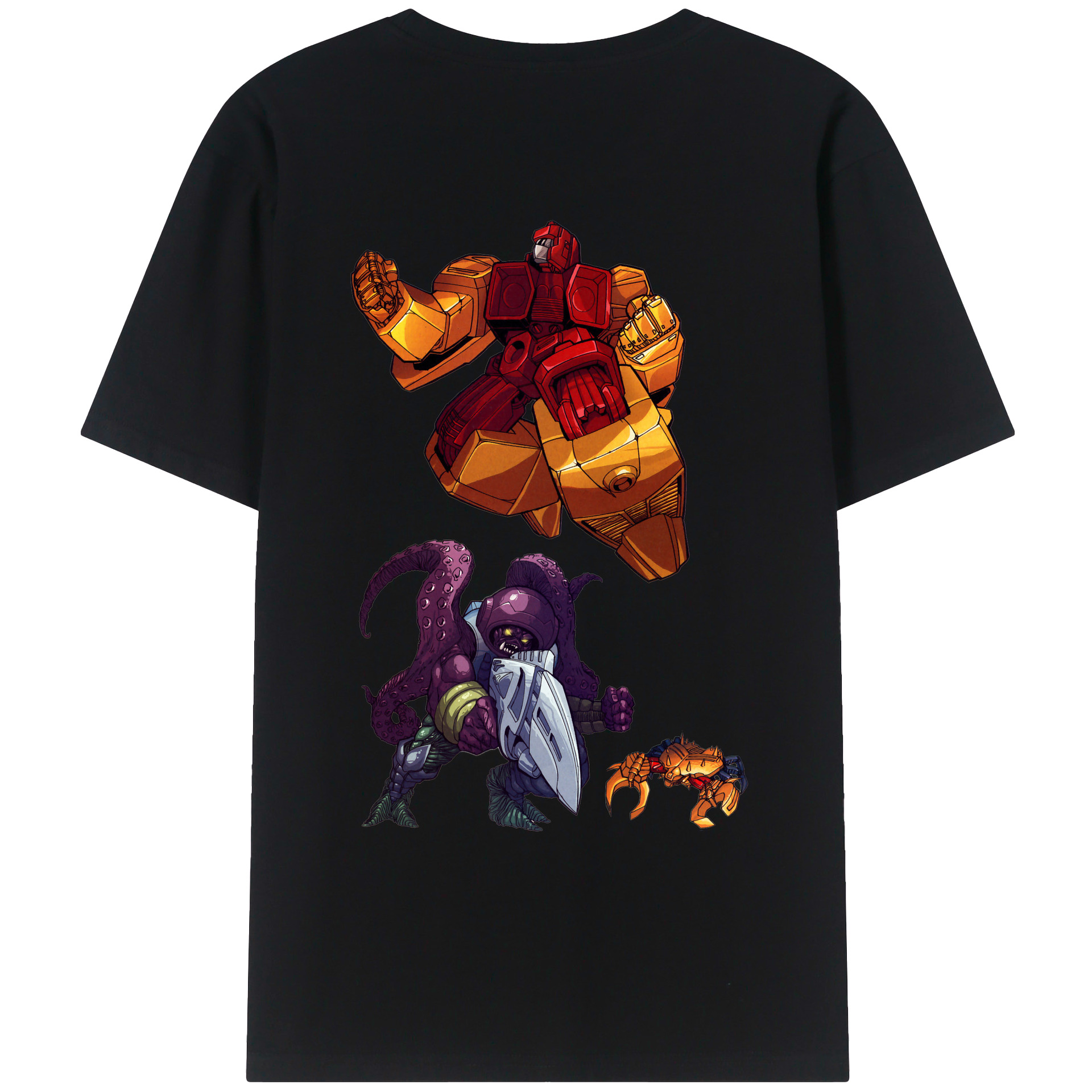 （画像用）  綿100％ メンズ半袖Tシャツ（バックプリント） 通気性