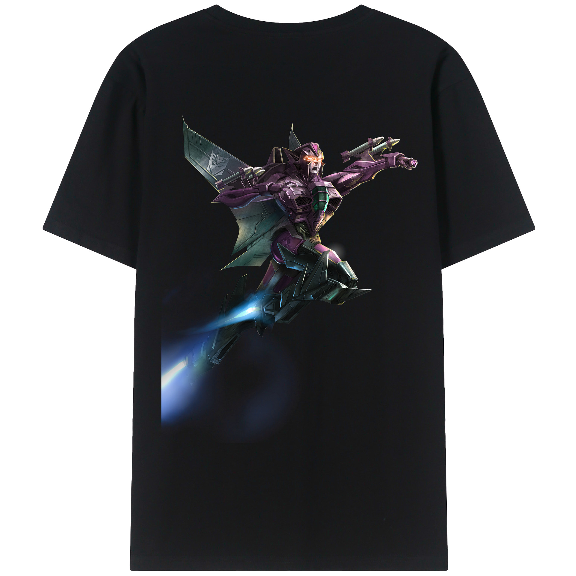 （画像用）  綿100％ メンズ半袖Tシャツ（バックプリント） 通気性