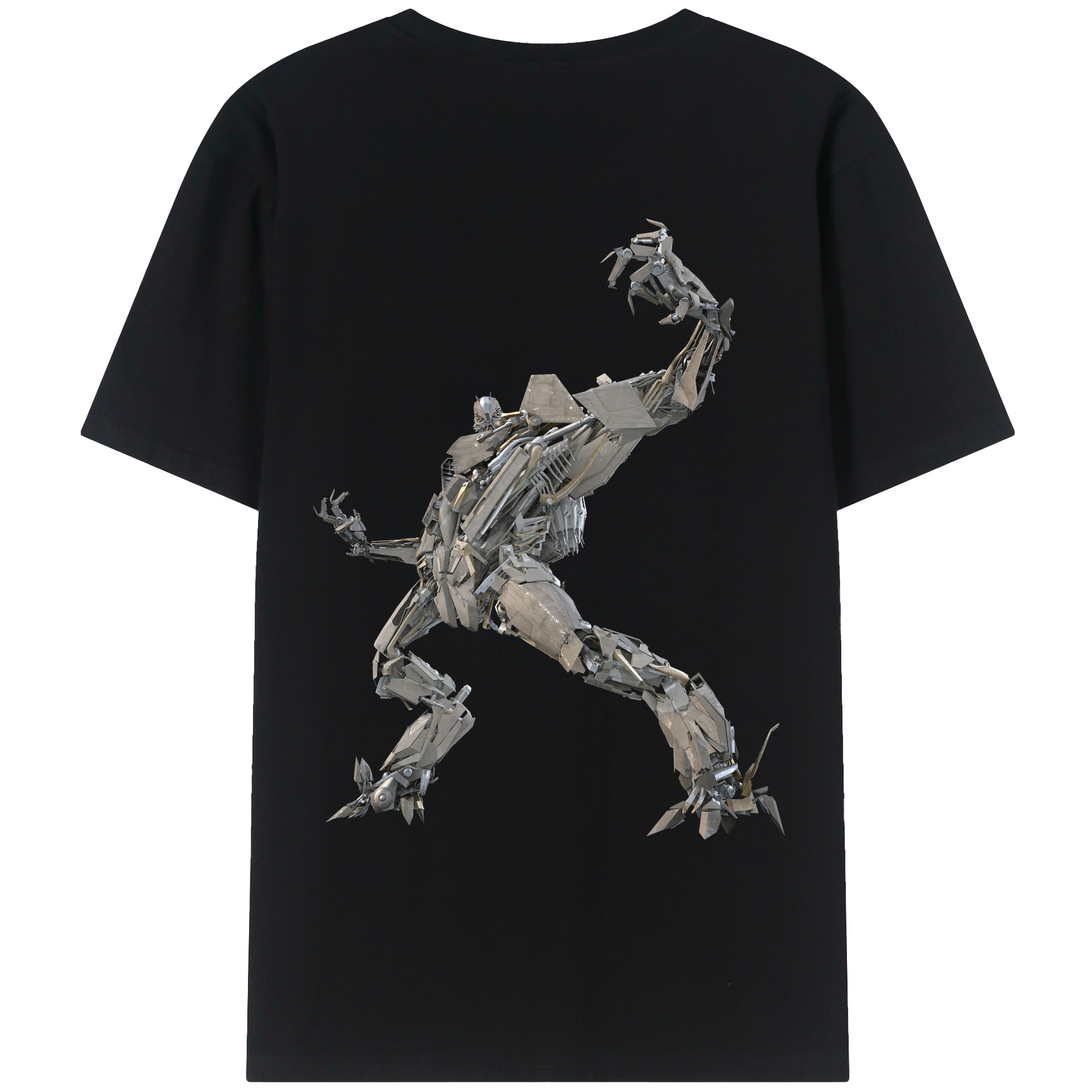 （画像用）  綿100％ メンズ半袖Tシャツ（バックプリント） 通気性