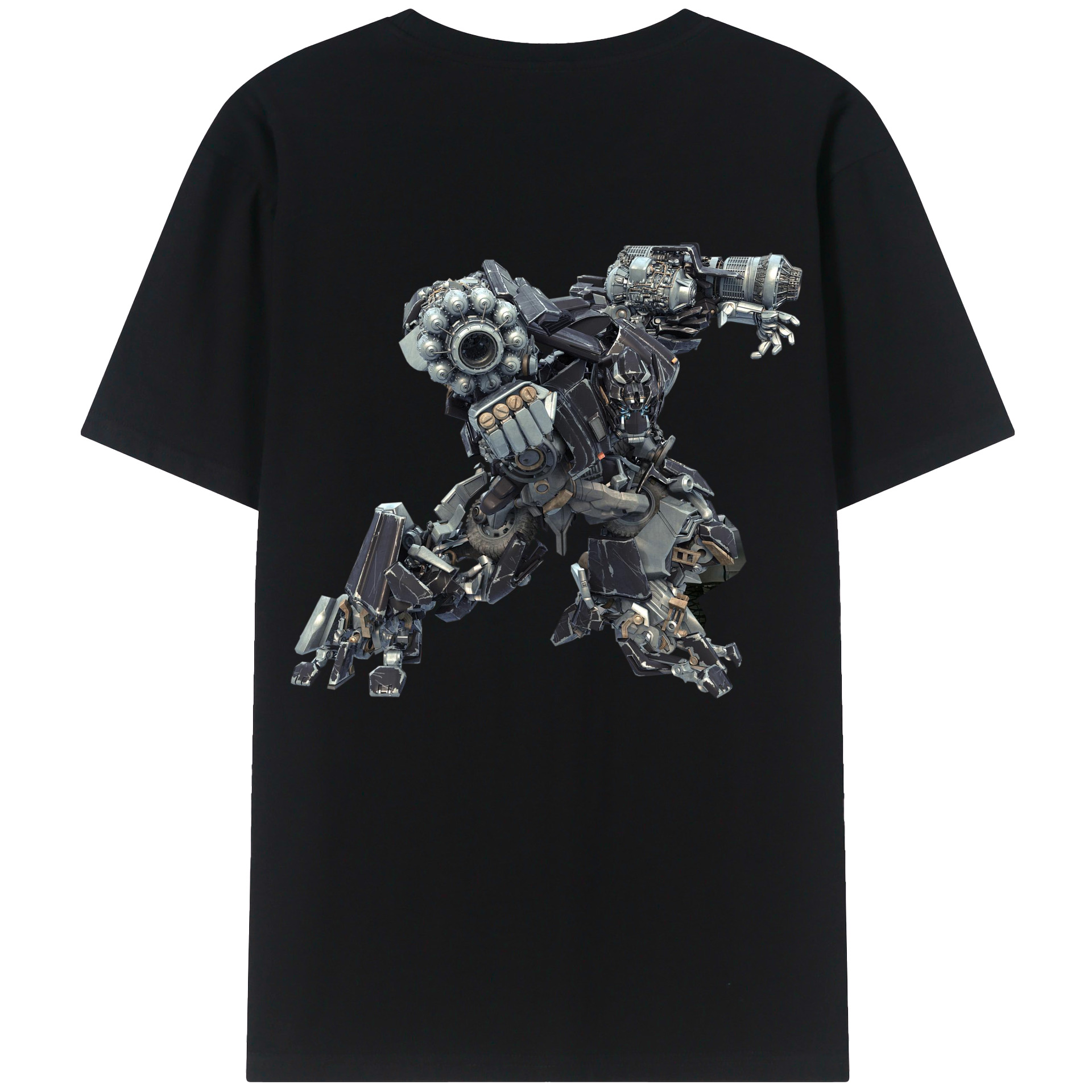 （画像用）  綿100％ メンズ半袖Tシャツ（バックプリント） 通気性