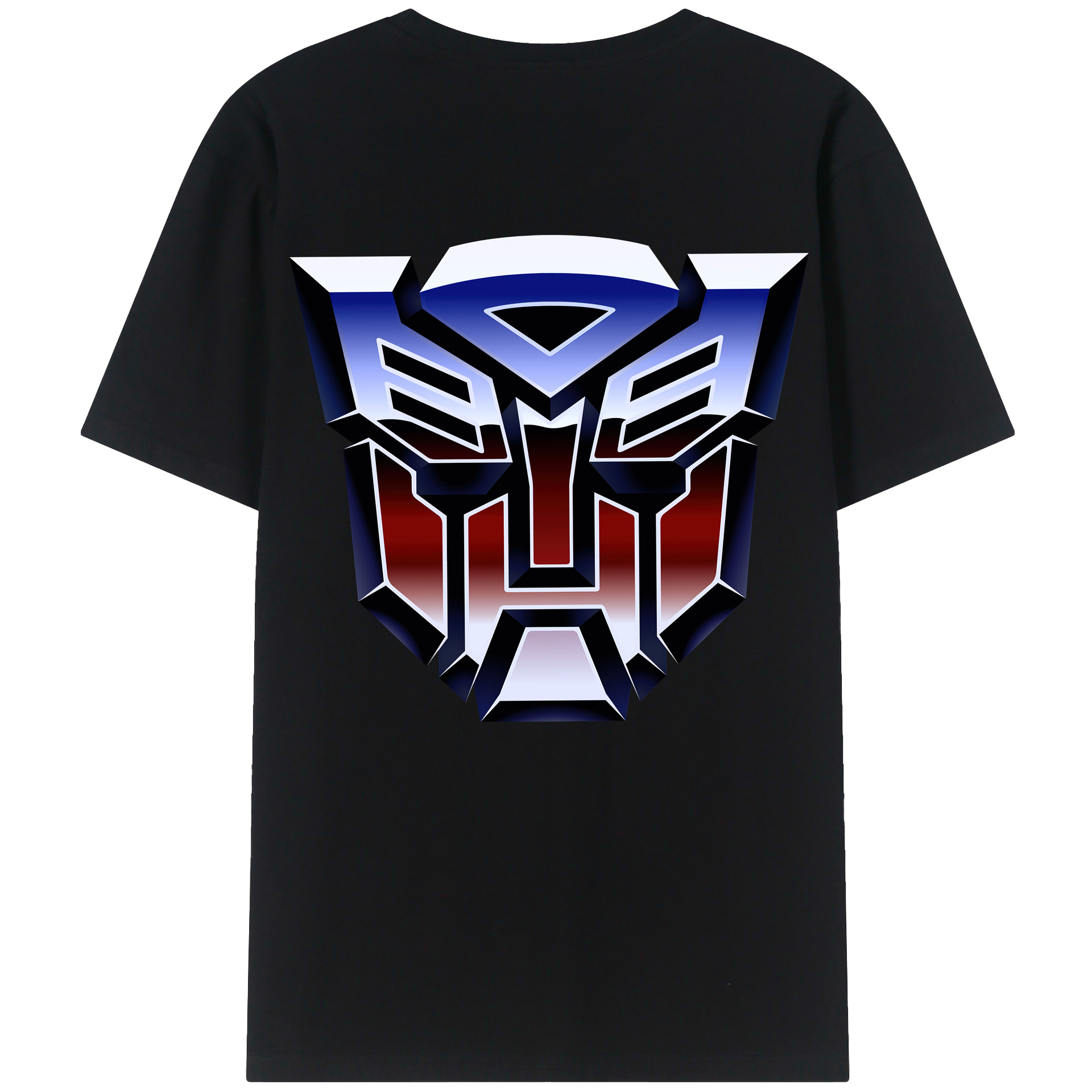 （画像用）  綿100％ メンズ半袖Tシャツ（バックプリント） 通気性