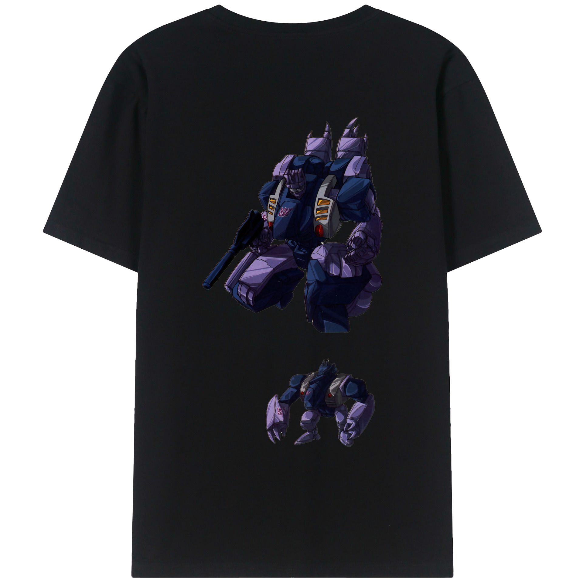 （画像用）  綿100％ メンズ半袖Tシャツ（バックプリント） 通気性