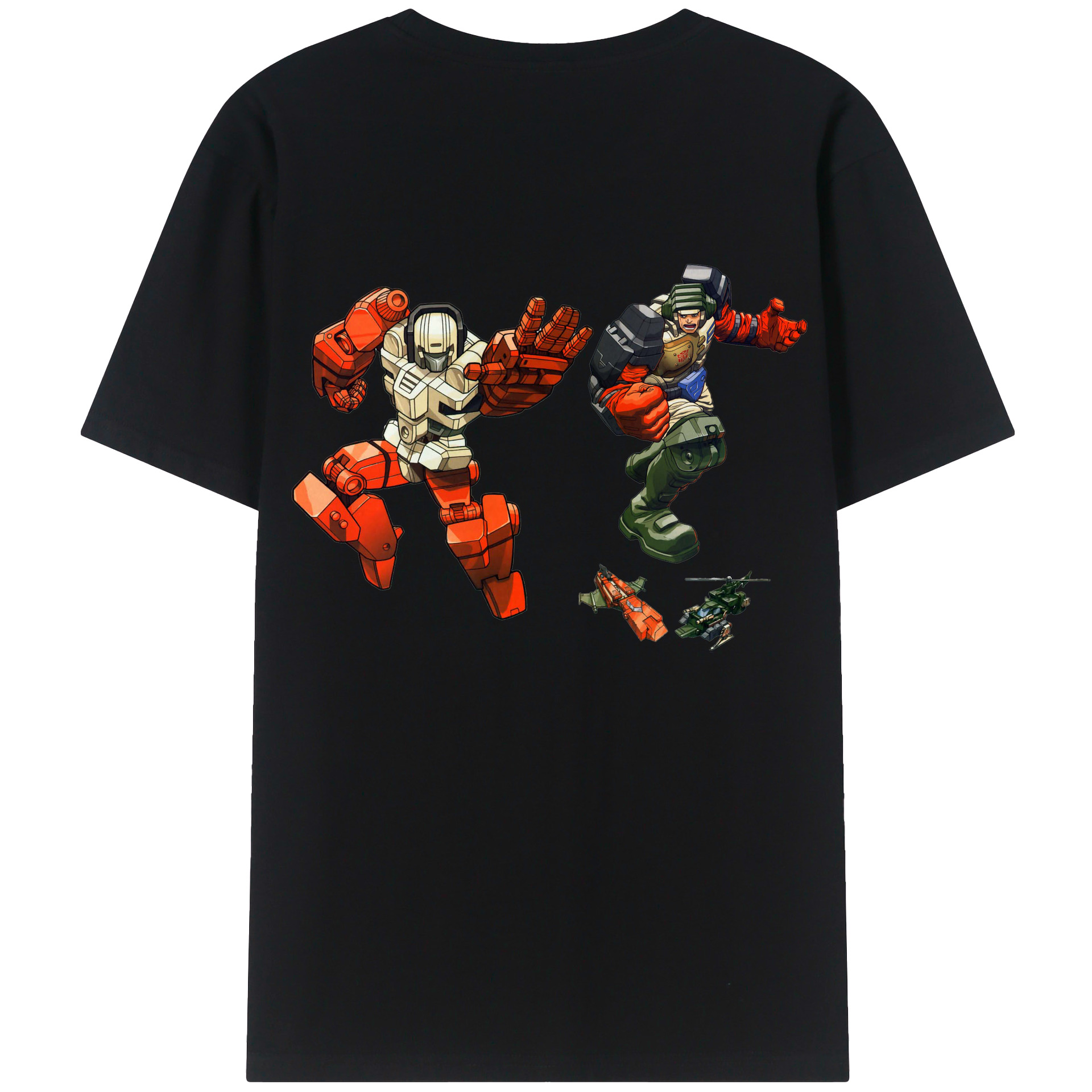 （画像用）  綿100％ メンズ半袖Tシャツ（バックプリント） 通気性