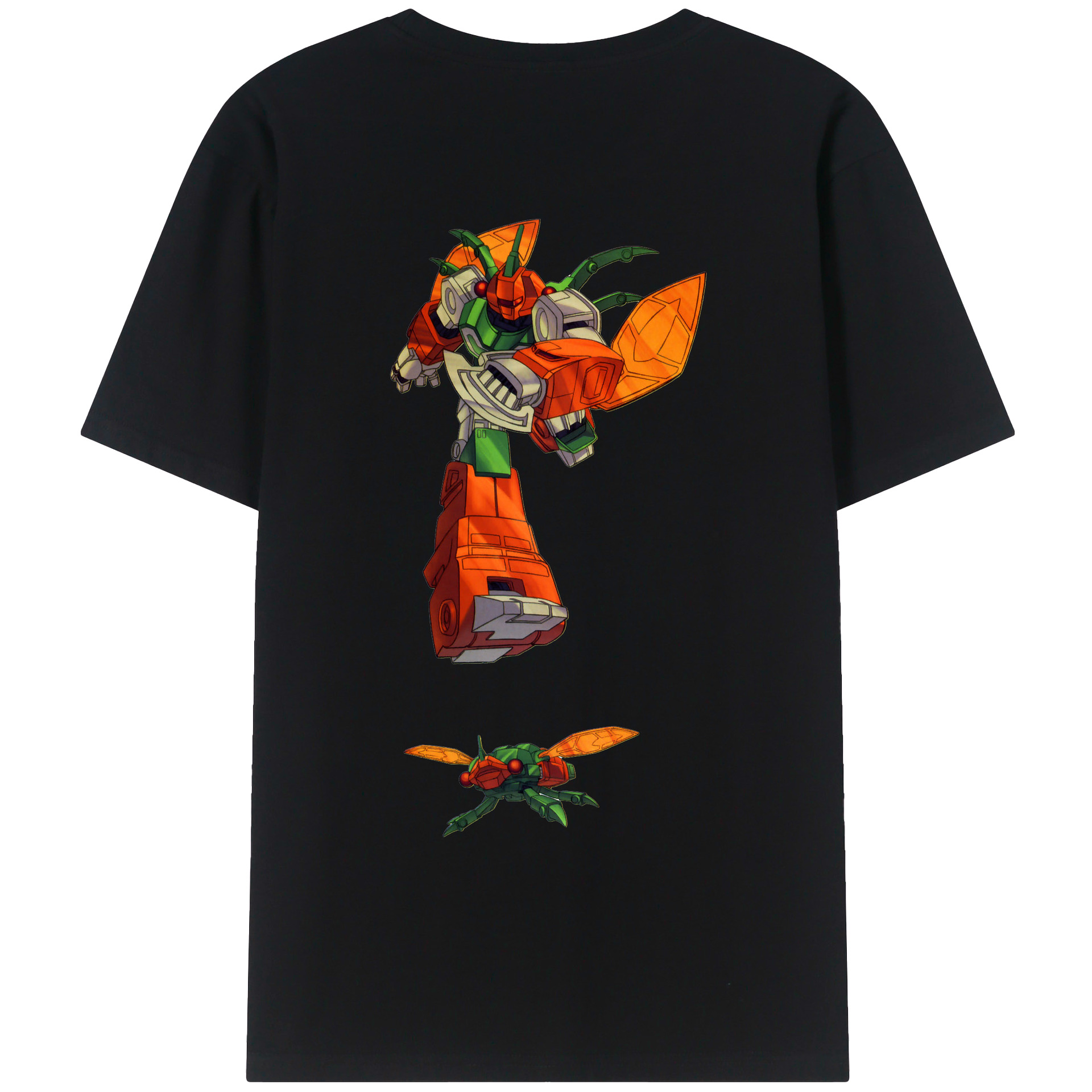 （画像用）  綿100％ メンズ半袖Tシャツ（バックプリント） 通気性
