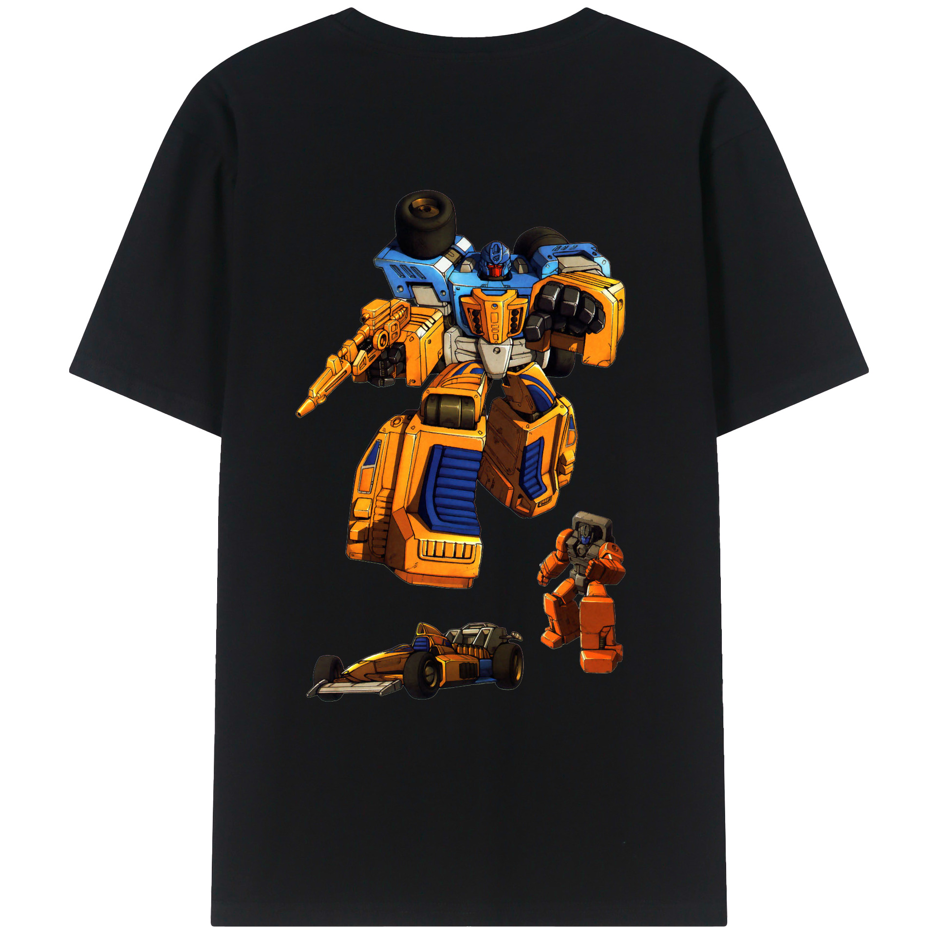（画像用）  綿100％ メンズ半袖Tシャツ（バックプリント） 通気性