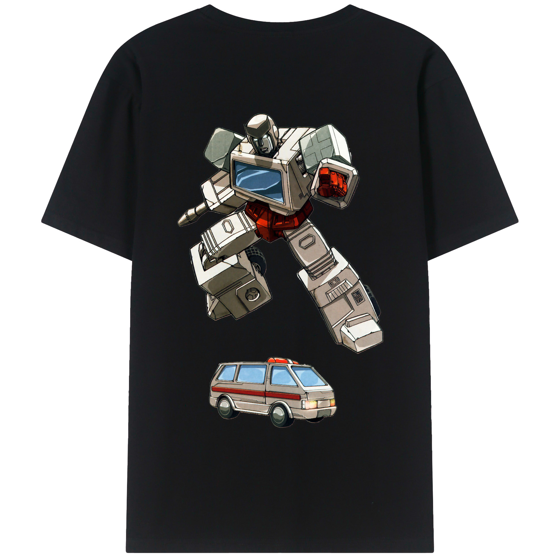 （画像用）  綿100％ メンズ半袖Tシャツ（バックプリント） 通気性