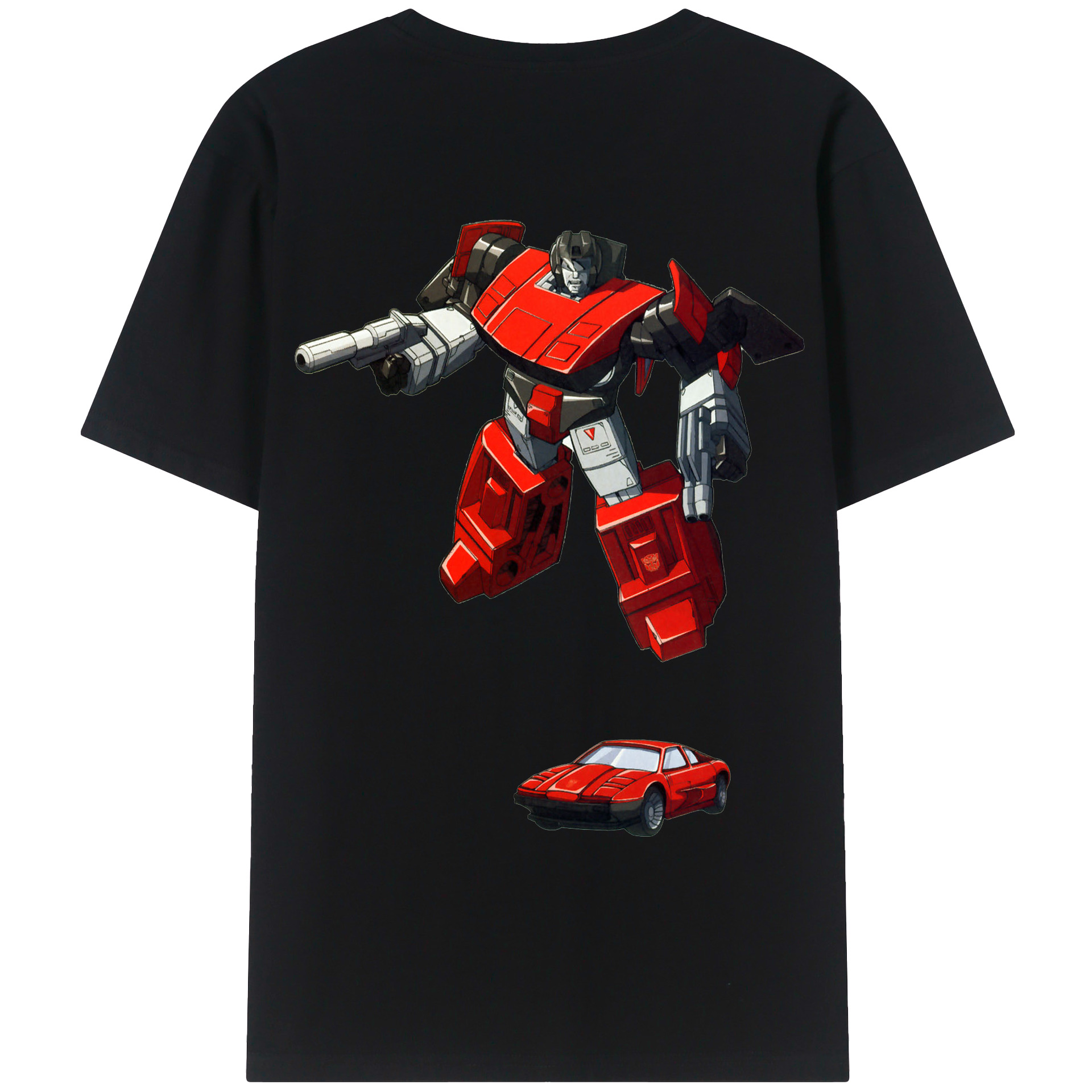 （画像用）  綿100％ メンズ半袖Tシャツ（バックプリント） 通気性