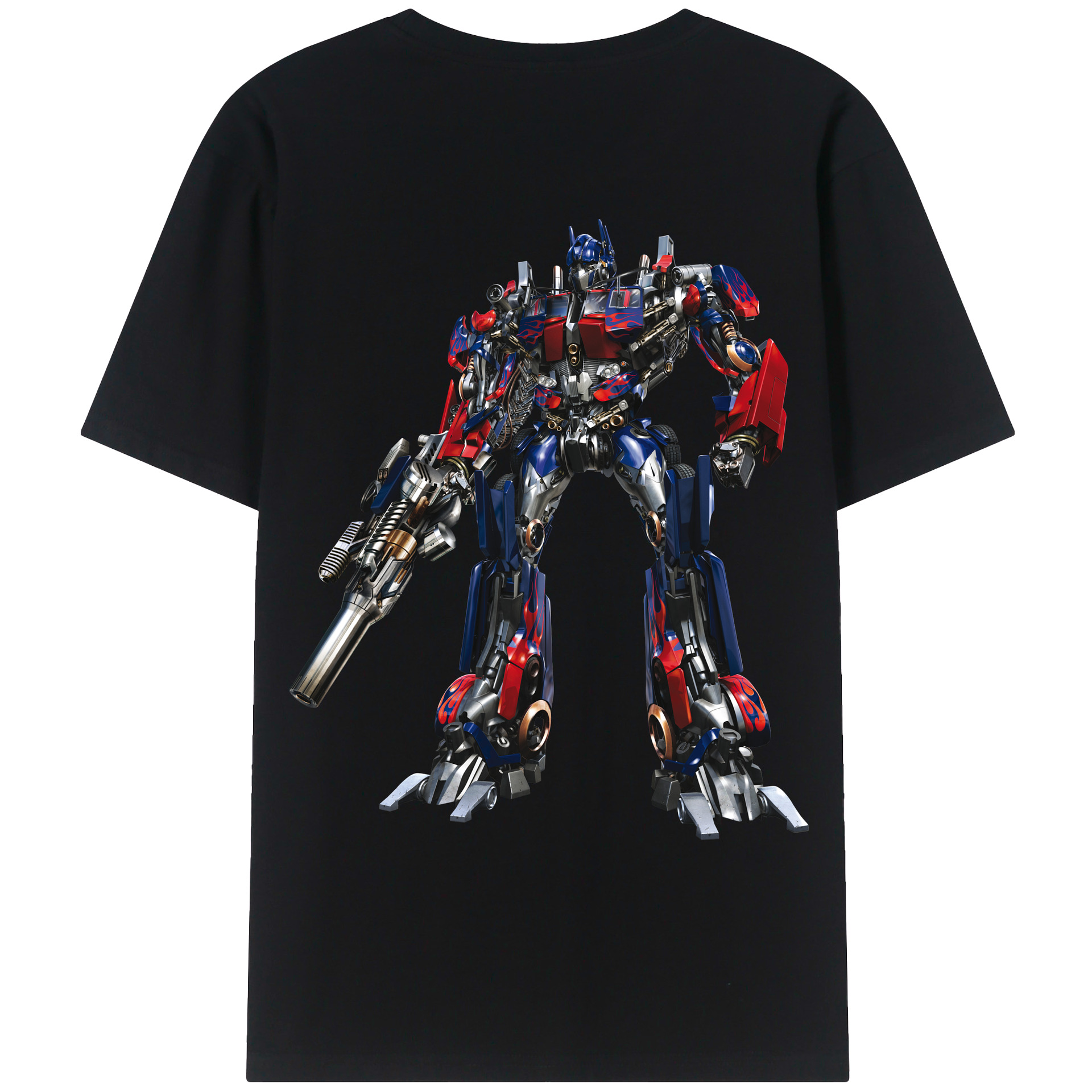 （画像用）  綿100％ メンズ半袖Tシャツ（バックプリント） 通気性