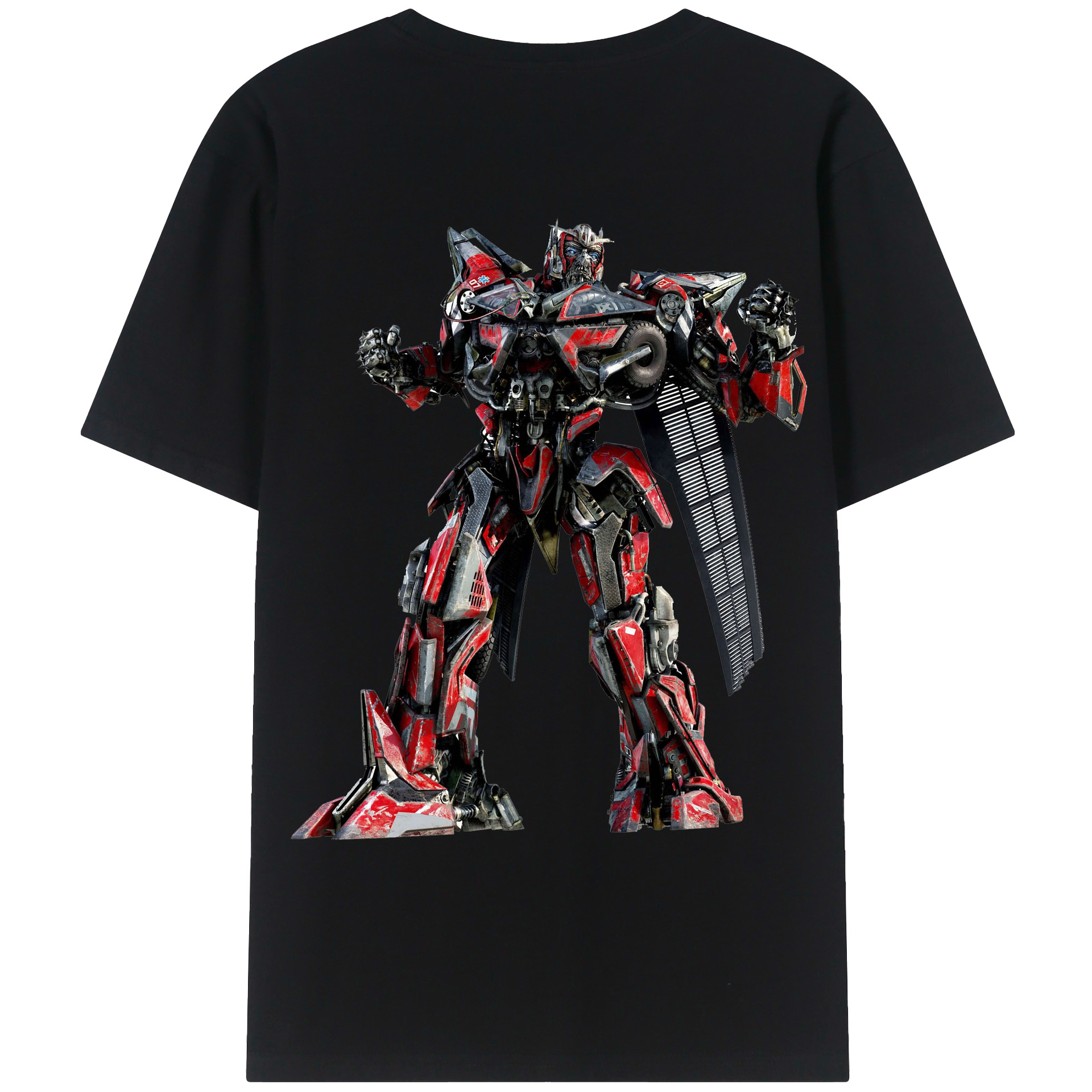 （画像用）  綿100％ メンズ半袖Tシャツ（バックプリント） 通気性