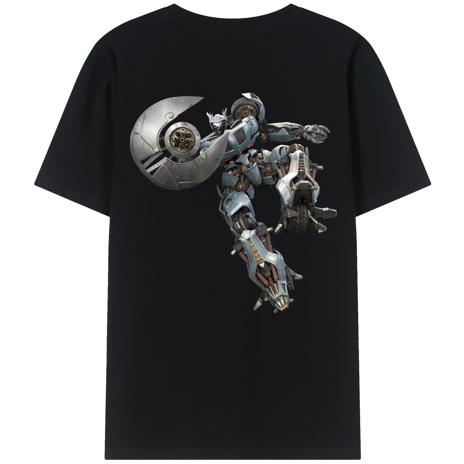 （画像用）  綿100％ メンズ半袖Tシャツ（バックプリント） 通気性