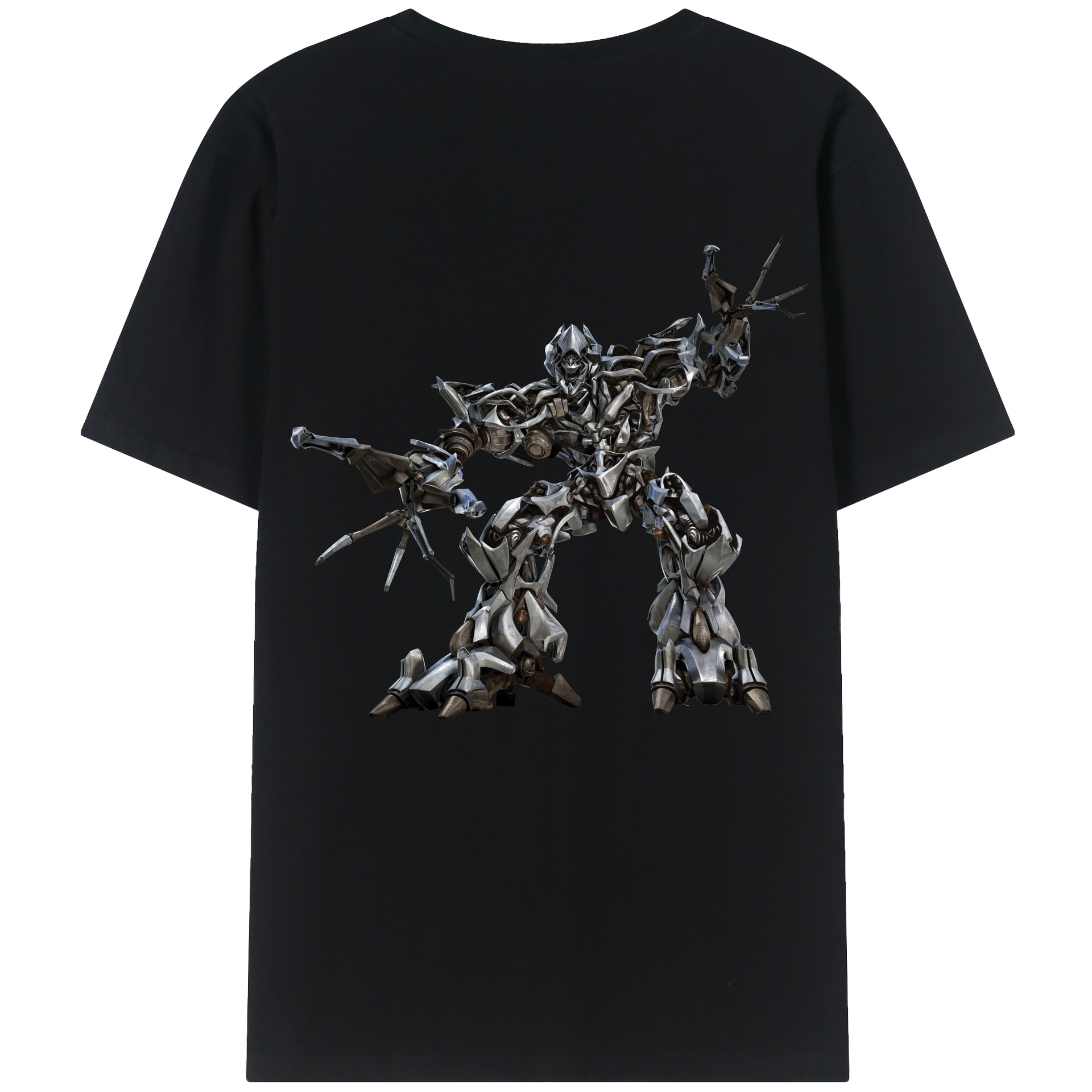 （画像用）  綿100％ メンズ半袖Tシャツ（バックプリント） 通気性